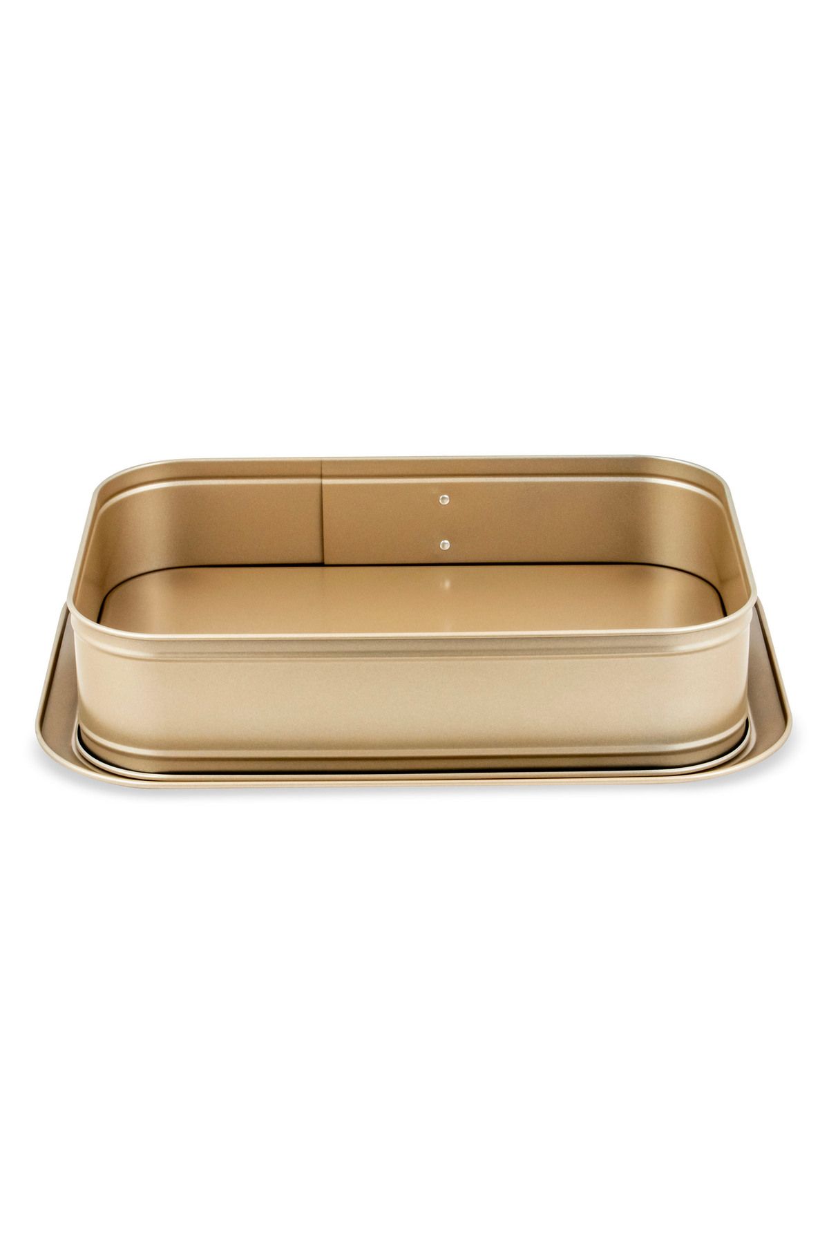 Zass-Rectangular baking tray with removable base ZASS Gourmet, ZG-BW 06, 39x28x8cm, Bronze color 2