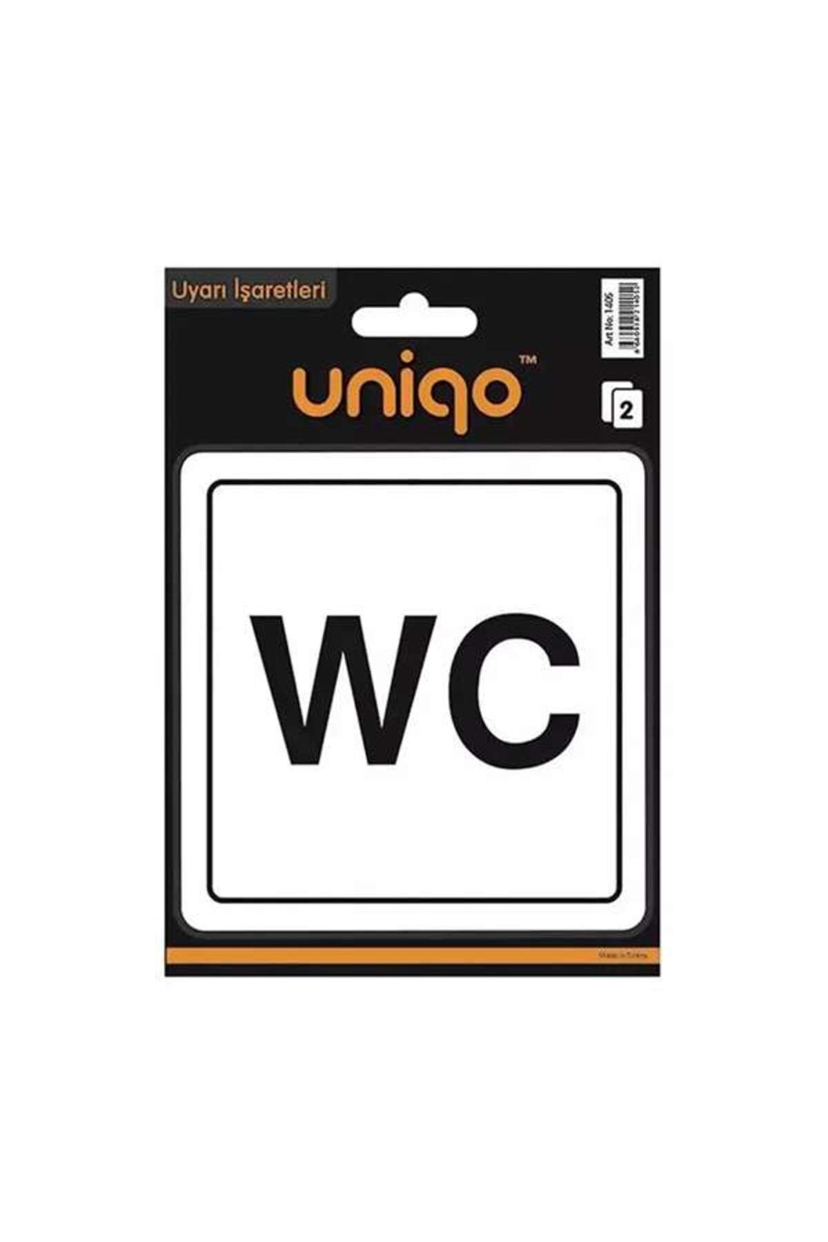 CREA Uniqo Uyarı Etiketi WC Yazısı