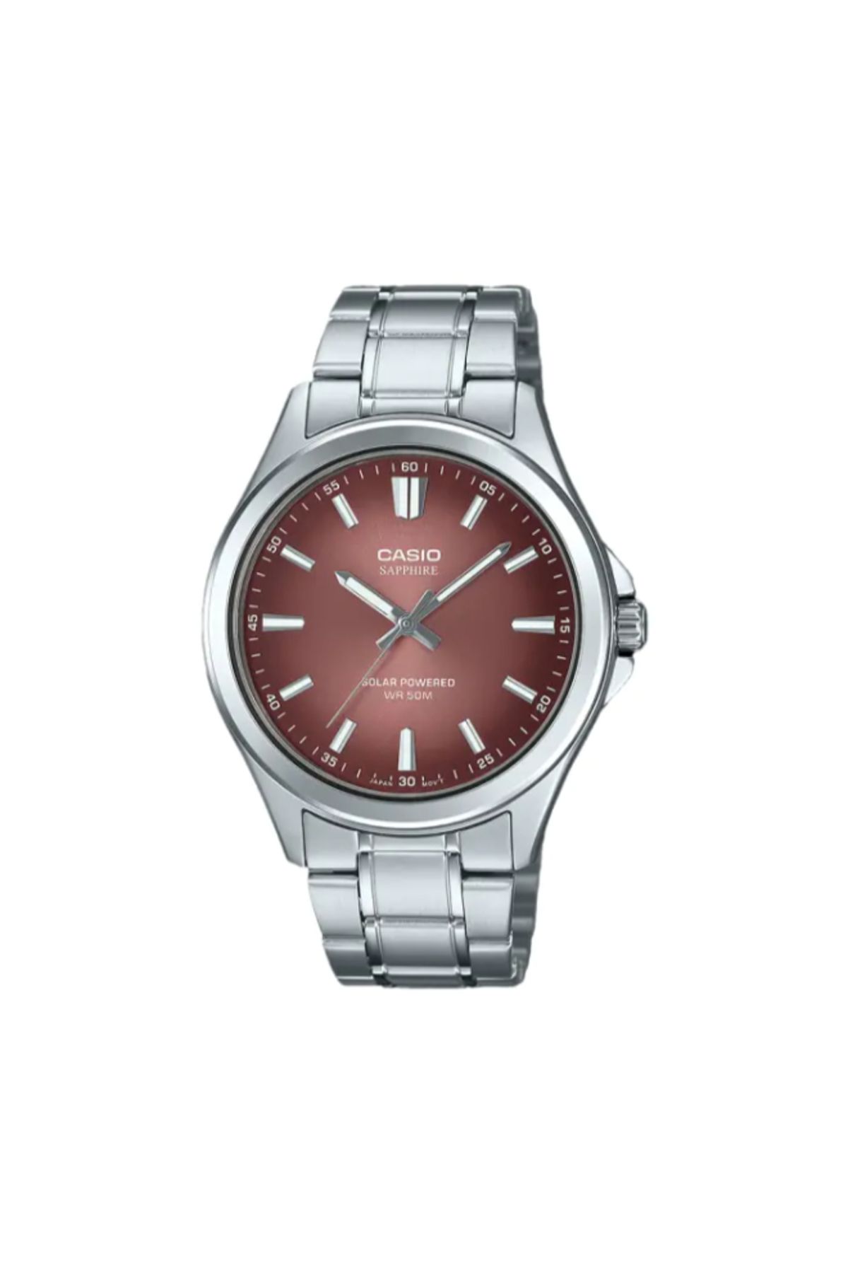 Casio-CASIO Men's Analog Brown Dial Watch - MTS-RS100D-5ADF 1
