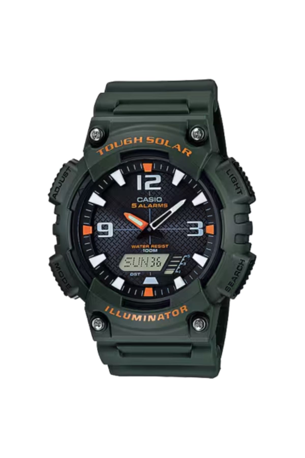 Casio-CASIO Men's Analog-Digital Black Dial Watch - AQ-S810W-3A 1