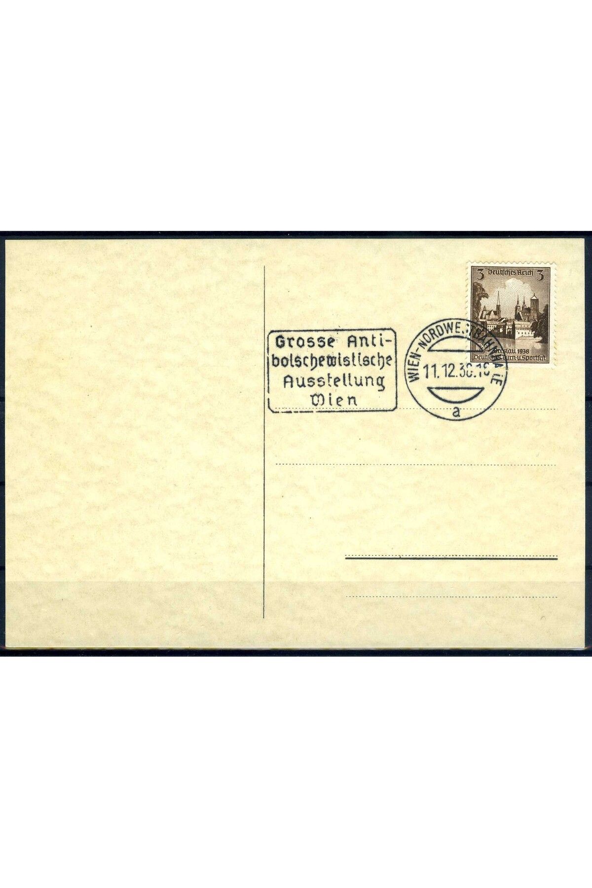 Jupiter Stamps Koleksiyon Pulları,Hitler Dönemi Posta Kartı,1938,Konsept Hediyelik,Hobi Dünyası,ASB-993455100