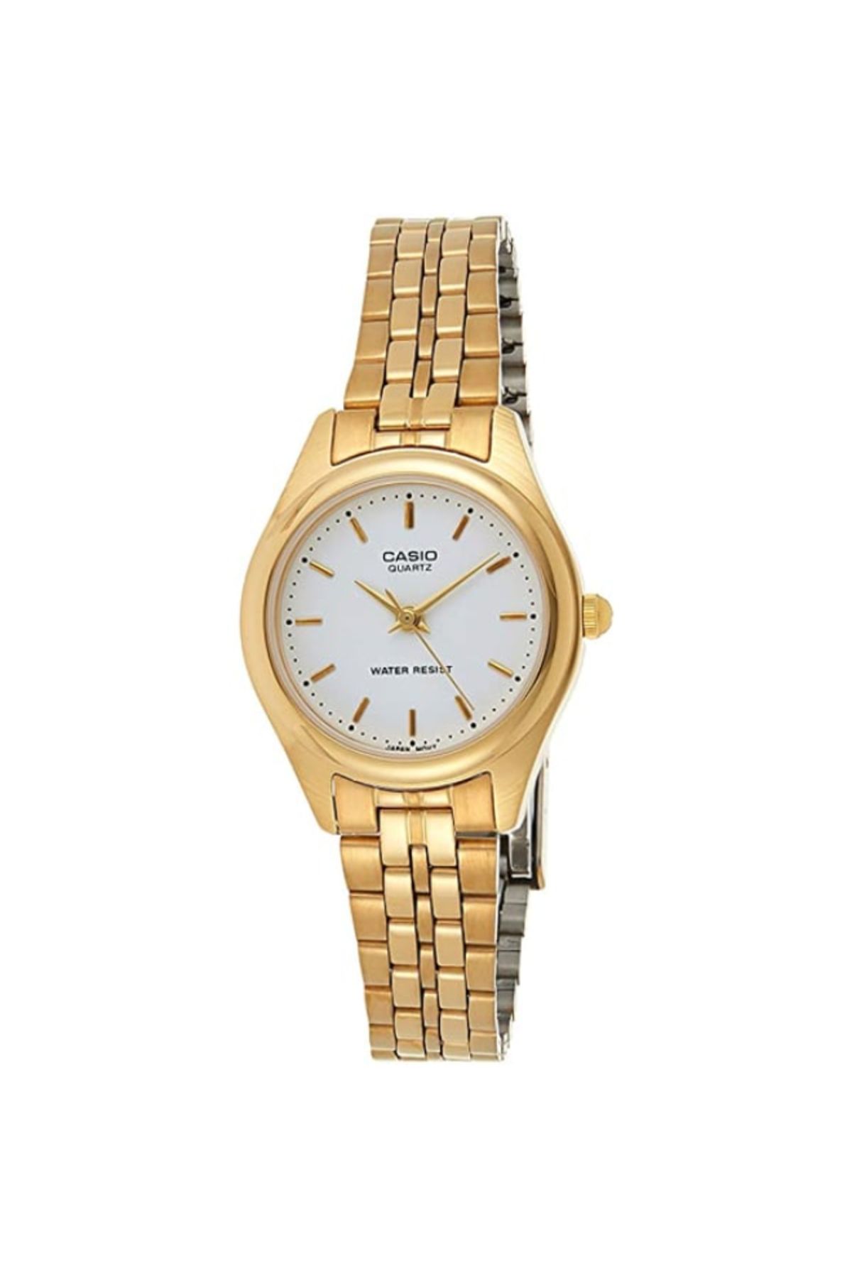 Casio-ساعة كاسيو النسائية التناظرية ذات الميناء الأبيض - LTP-1129N-7A 1