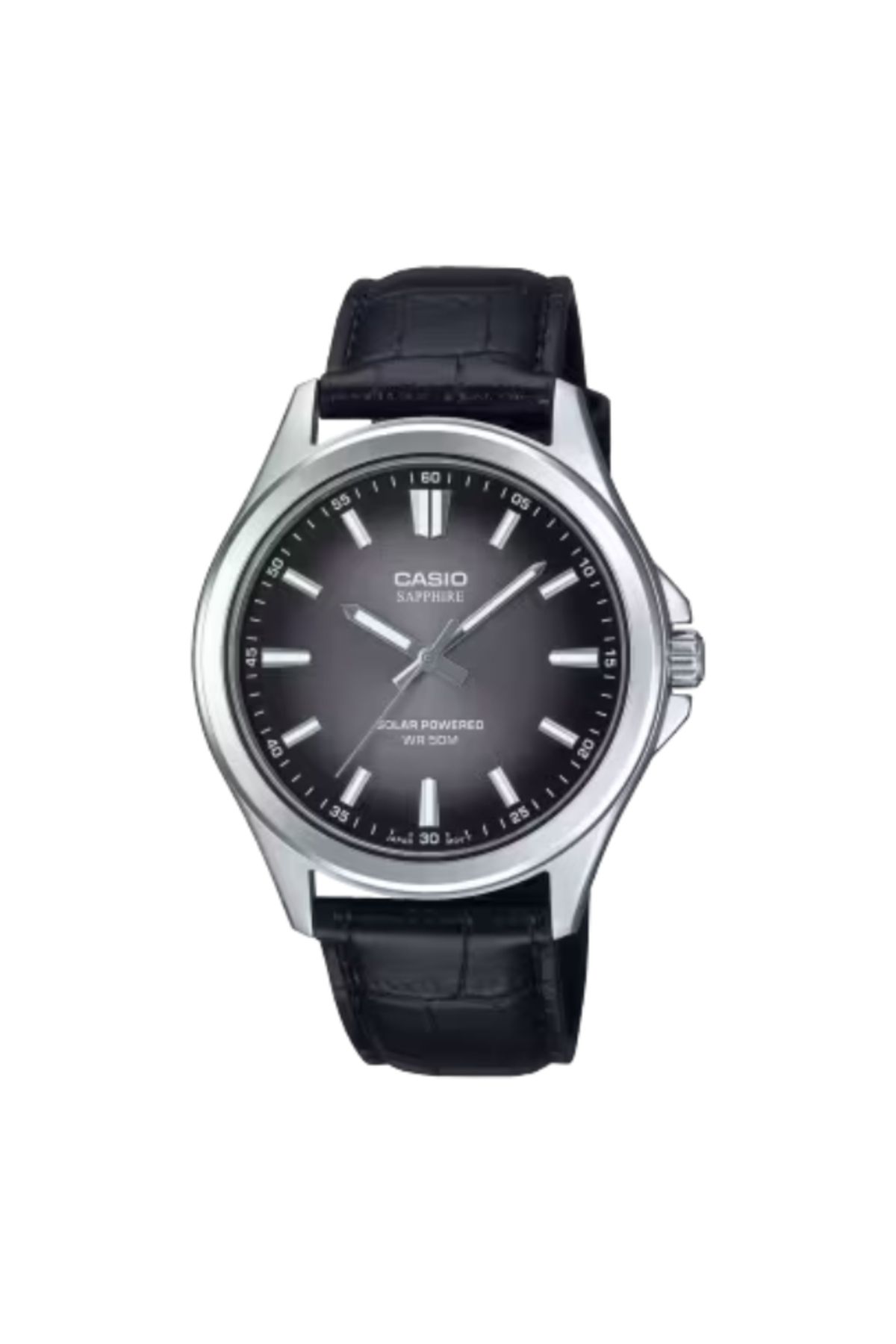 Casio-CASIO Men's Analog Black Dial Watch - MTS-RS100L-1AVDF 1
