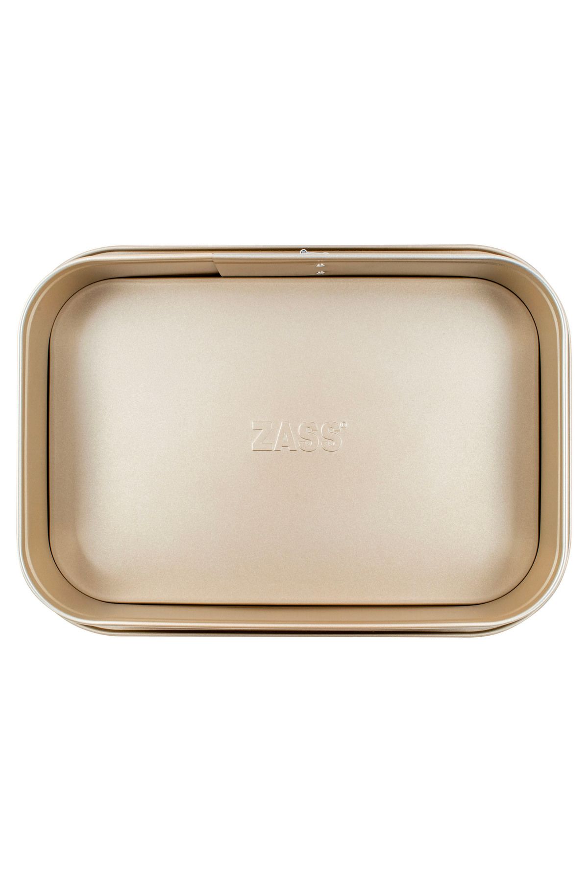 Zass-Rectangular baking tray with removable base ZASS Gourmet, ZG-BW 06, 39x28x8cm, Bronze color 5