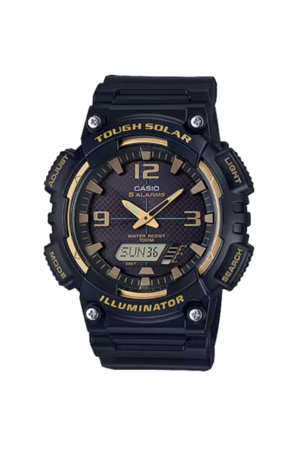 Casio-CASIO Men's Analog-Digital Black Dial Watch - AQ-S810W-1A3 1