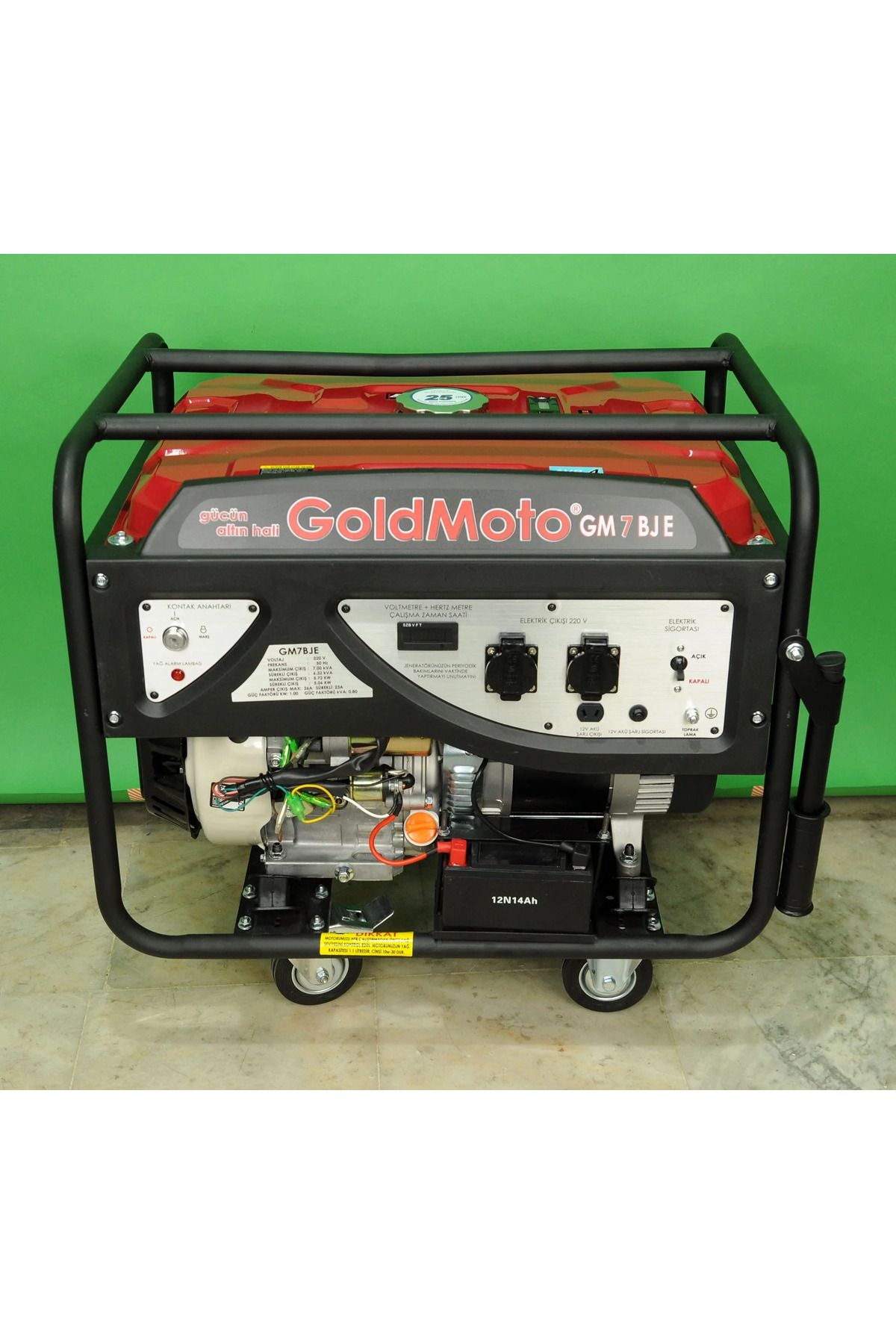 gold moto Pensa Jeneratör PM7BJE Benzinli Jeneratör Marşlı 6.6Kva Monofaze