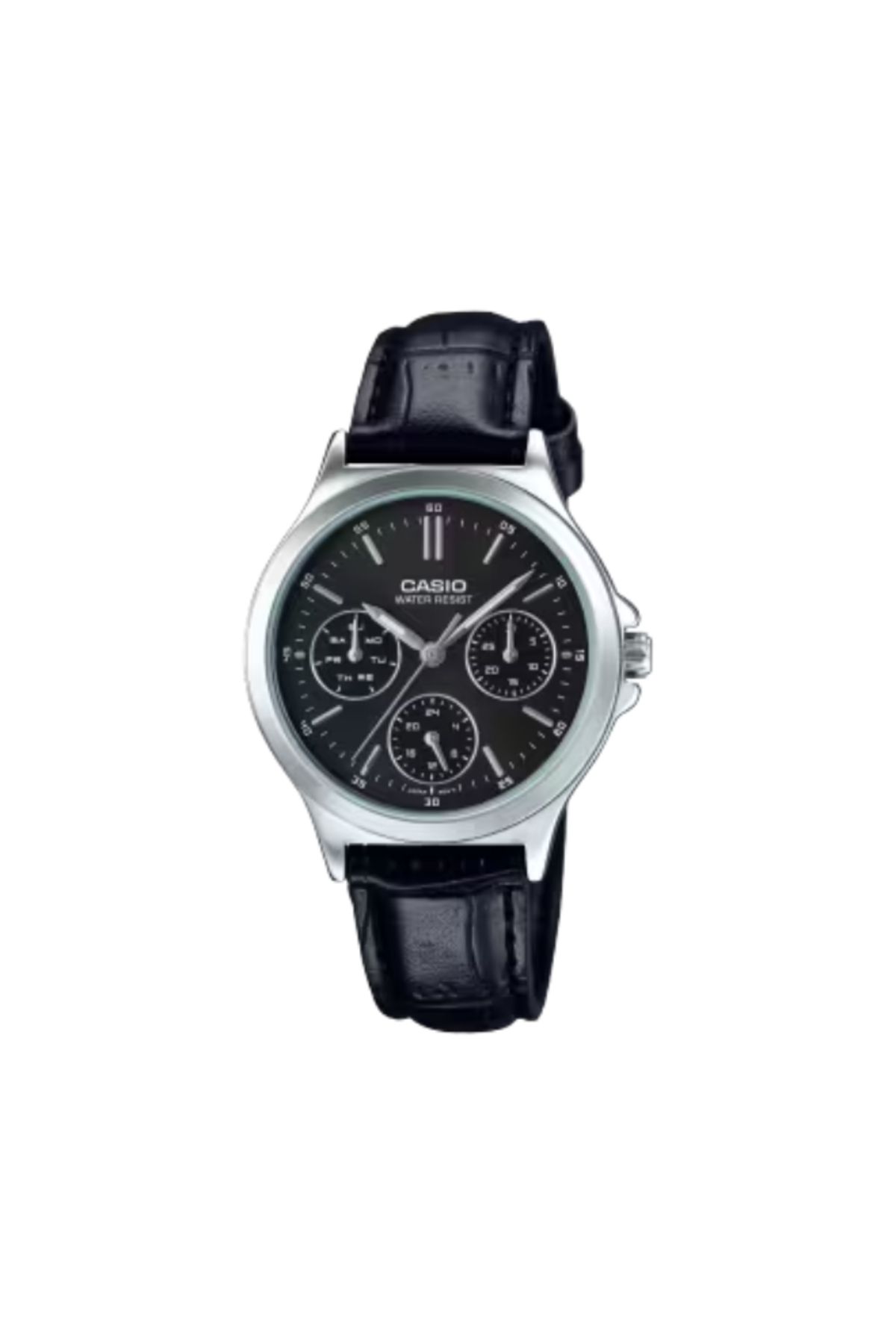Casio-CASIO Women's Analog Black Dial Watch - LTP-V300L-1AUDF 1