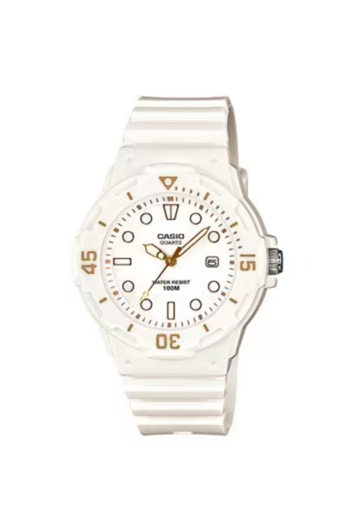 Casio-CASIO Men's Analog White Dial Watch - LRW-200H-7E2 1
