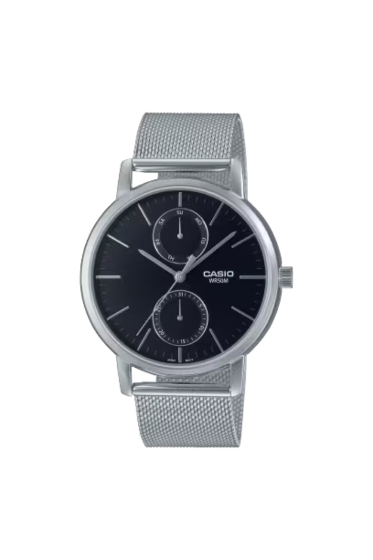 Casio-CASIO Men's Analog Black Dial Watch - MTP-B310M-1AVDF 1