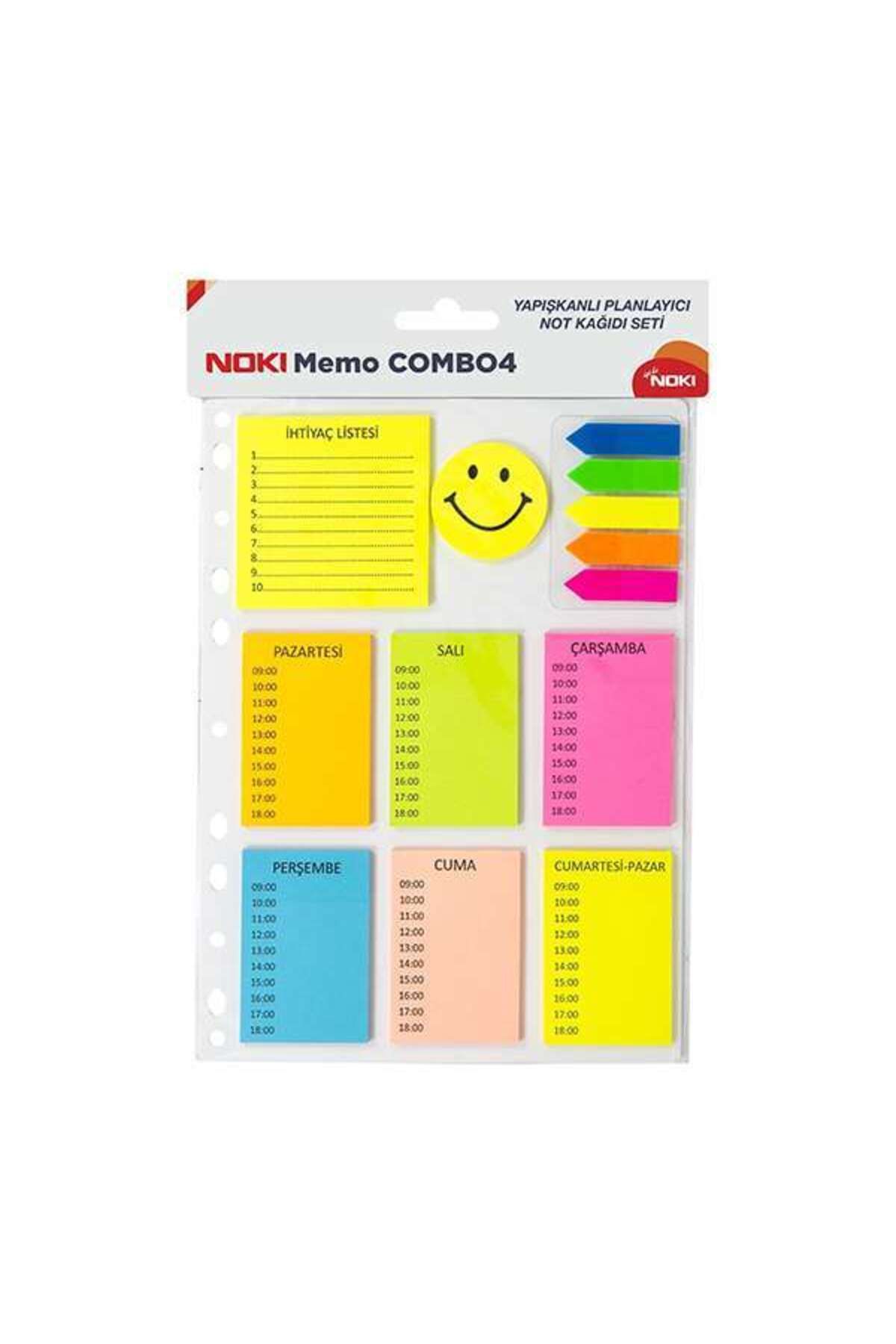 Noki Yapışkanlı Not Kağıdı Seti 4