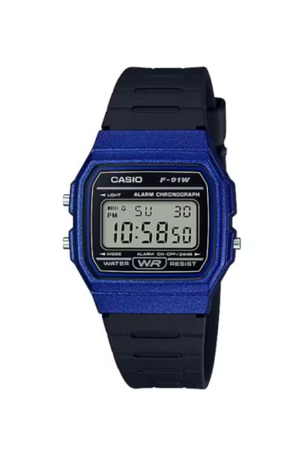 Casio-CASIO Unisex Digital Black Dial Watch - F-91WM-2A 1