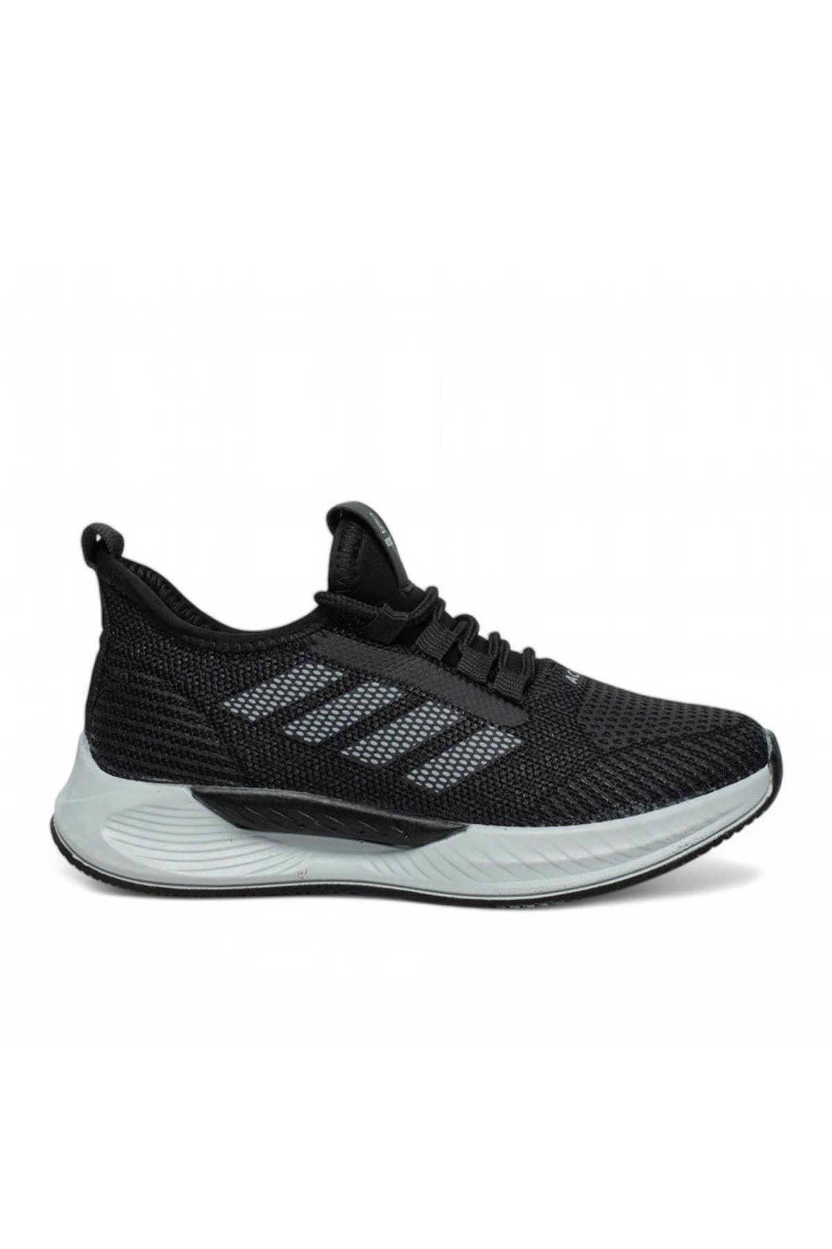 Tuğba Ortopedi 141 Genç Siyah/Gri Triko Rahat Sneaker