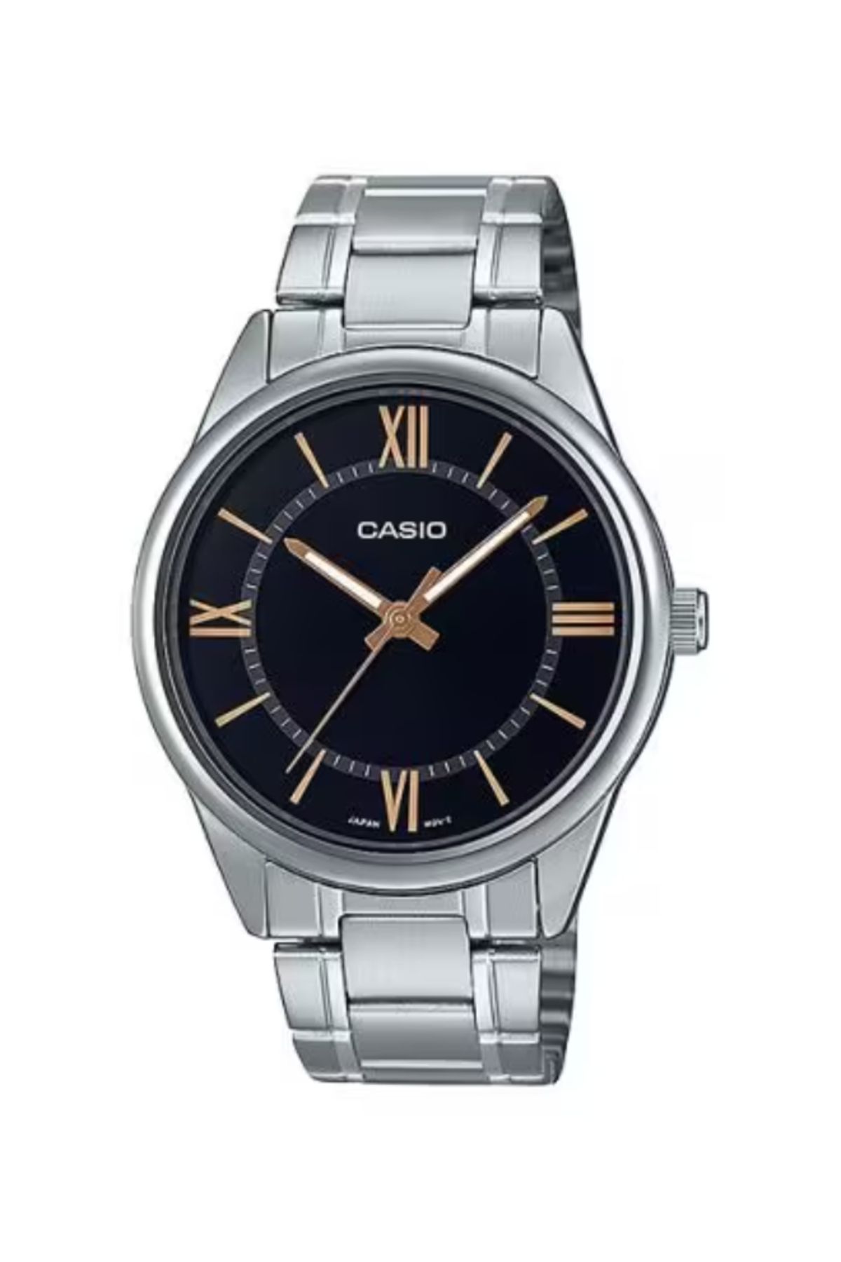 Casio-CASIO Men's Analog Black Dial Watch - MTP-V005D-1B 1