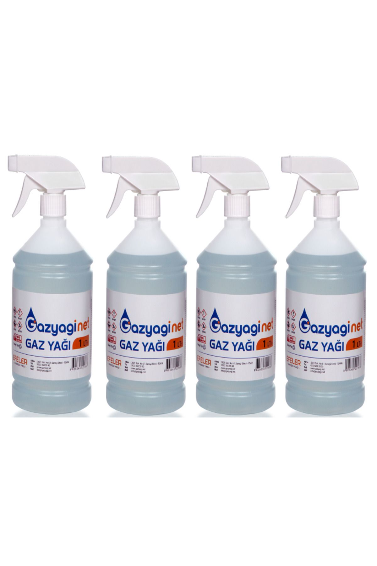 Gazyaginet Gazyağı Kerosen 4 Litre Sprey Şişe Gaz Yağı