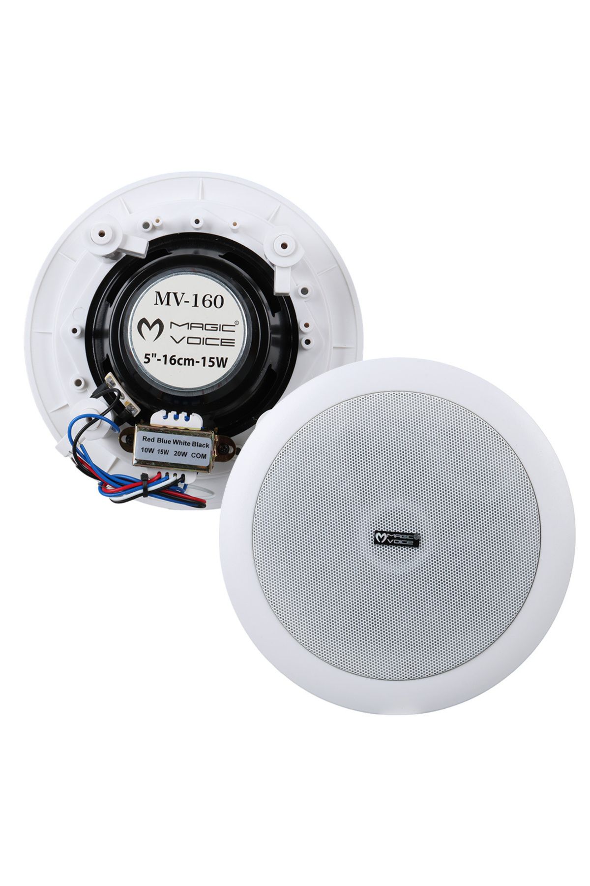 Emperium 16 CM 15W TWEETERLİ BEYAZ TRAFOLU ALÇIPAN TAVAN HOPARLÖR (5122)