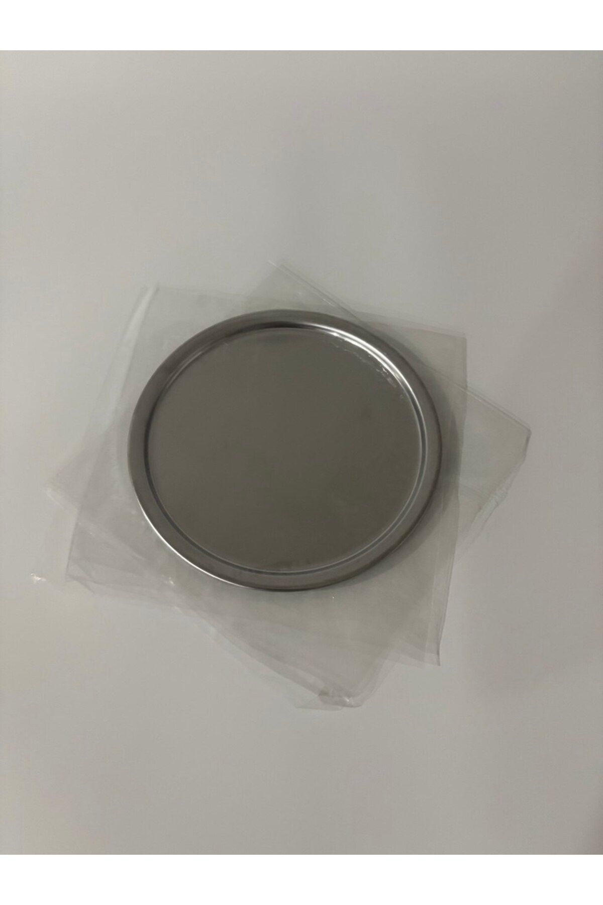 Livra Homee 16 cm Çelik Servis Tabağı, Paslanmaz Düz Tabak 6'lı