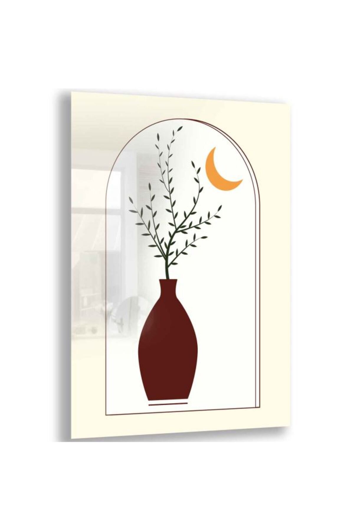 Domovit Klasik Bohem Cam Tablo - Dikey Motif 02-145