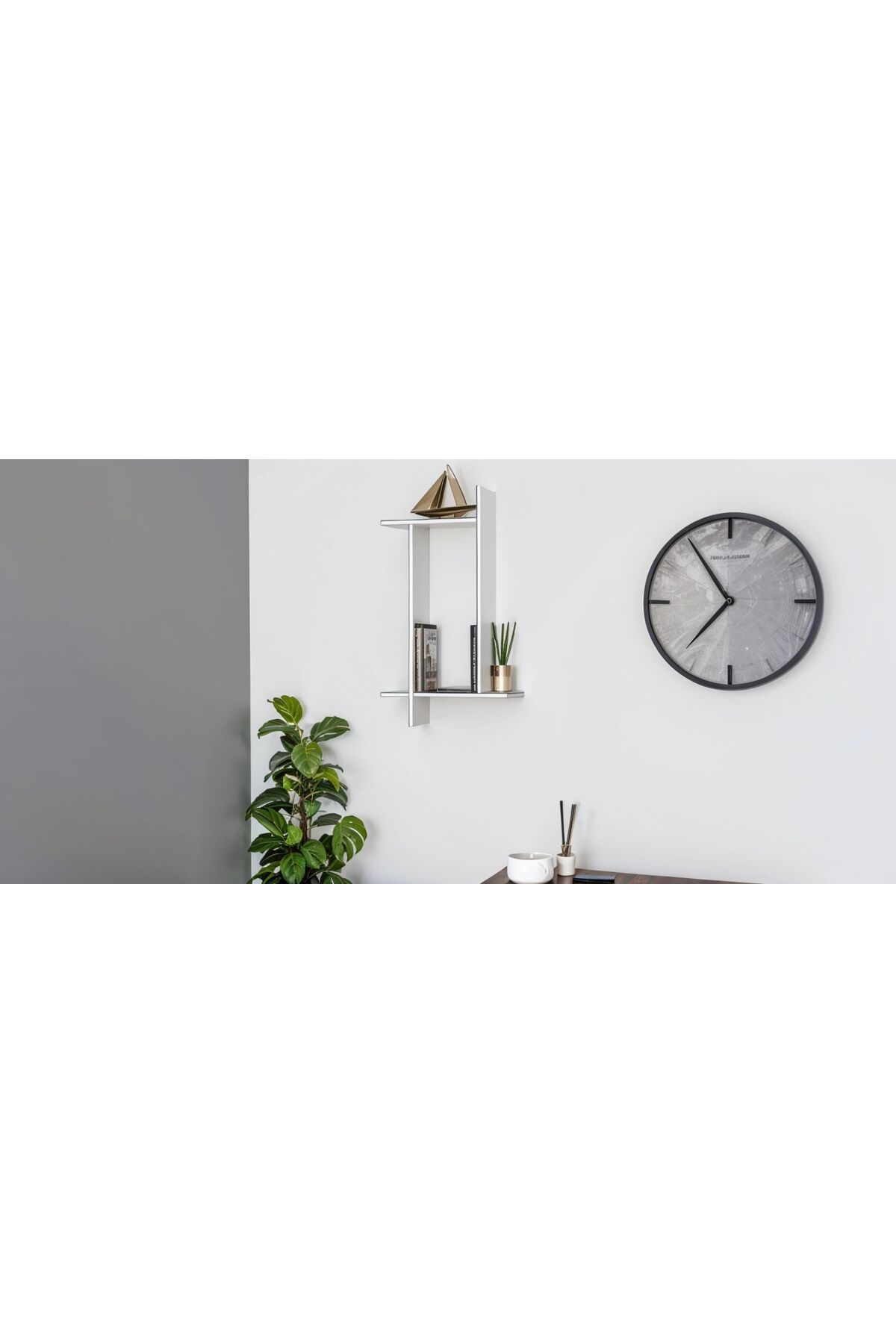 Home Modern Duvar Rafı - Duvar Kitaplığı - Dekoratif Kitaplık-Duvar Süsleme