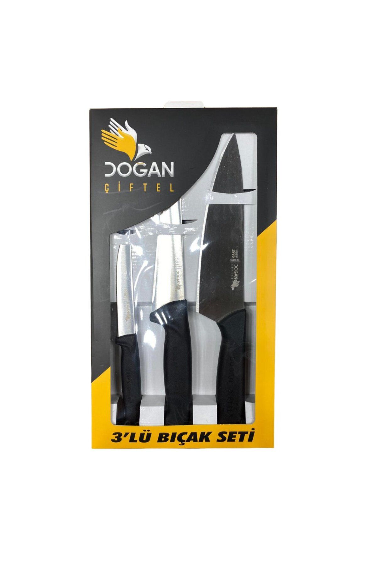 YAPIYORSUN Doğan Çiftel 3 lü Bıçak Seti Taita Serisi