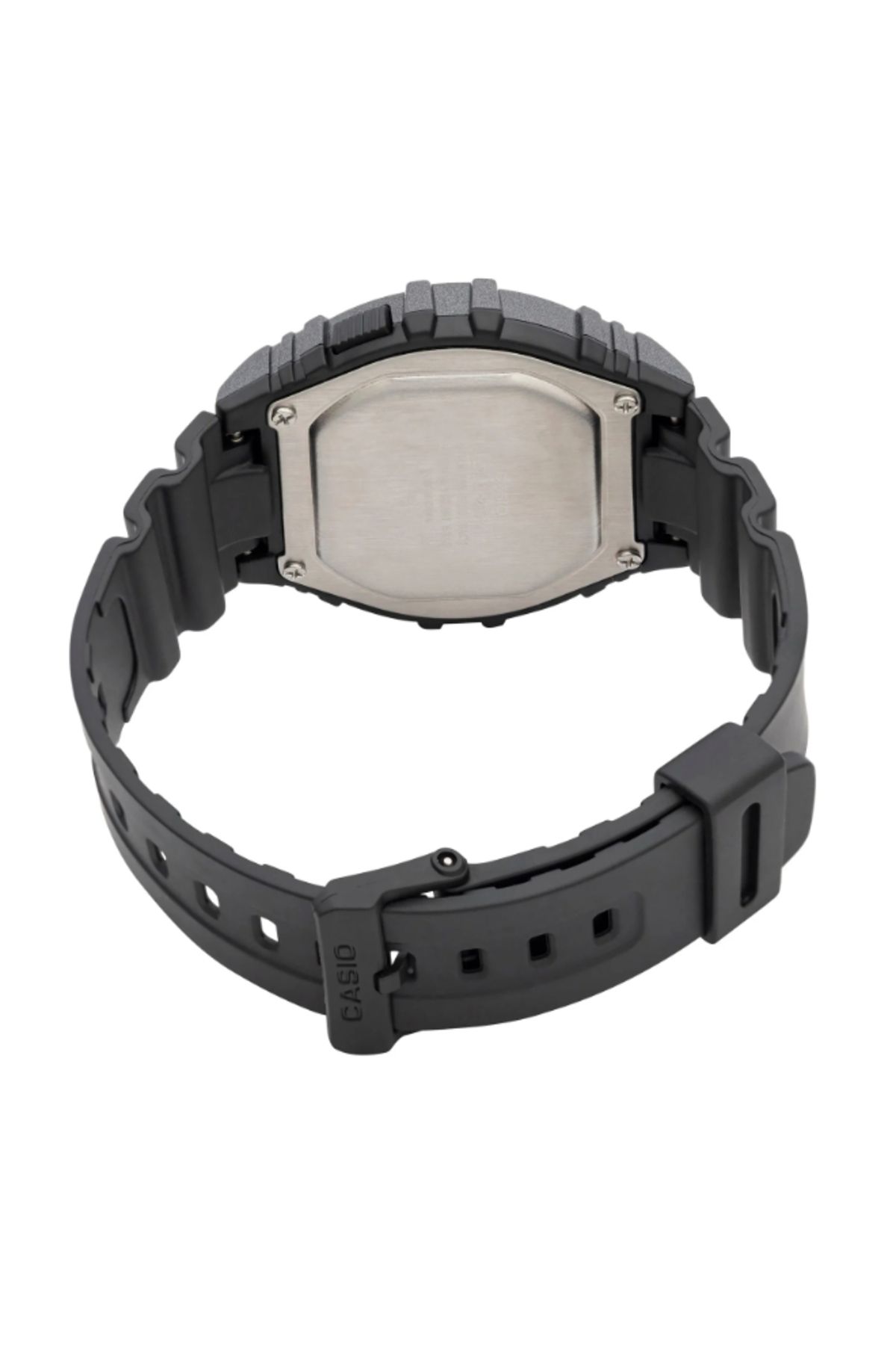 Casio-ساعة كاسيو الرقمية للرجال بمينا رمادي - W-216H-1B 3