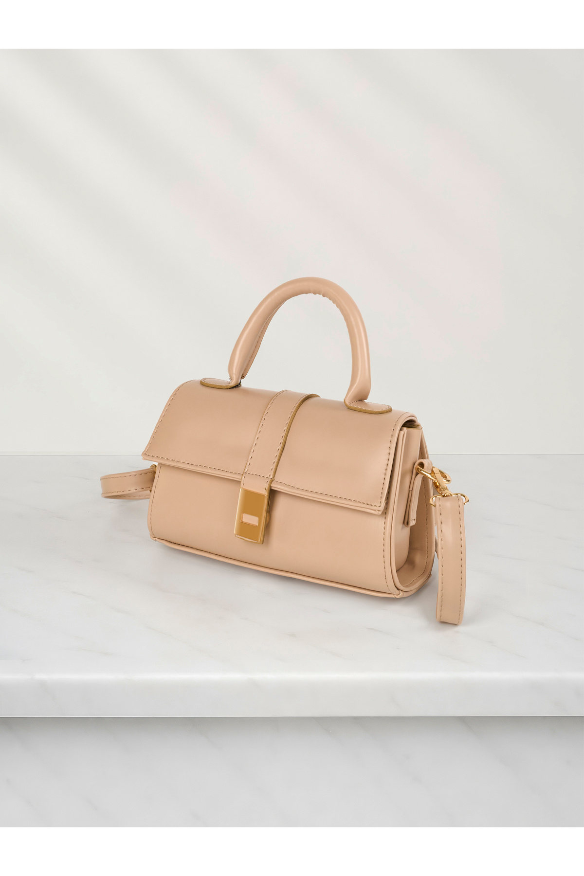 Rosmod-Women's Mink Mini Lockable Shoulder Bag 3