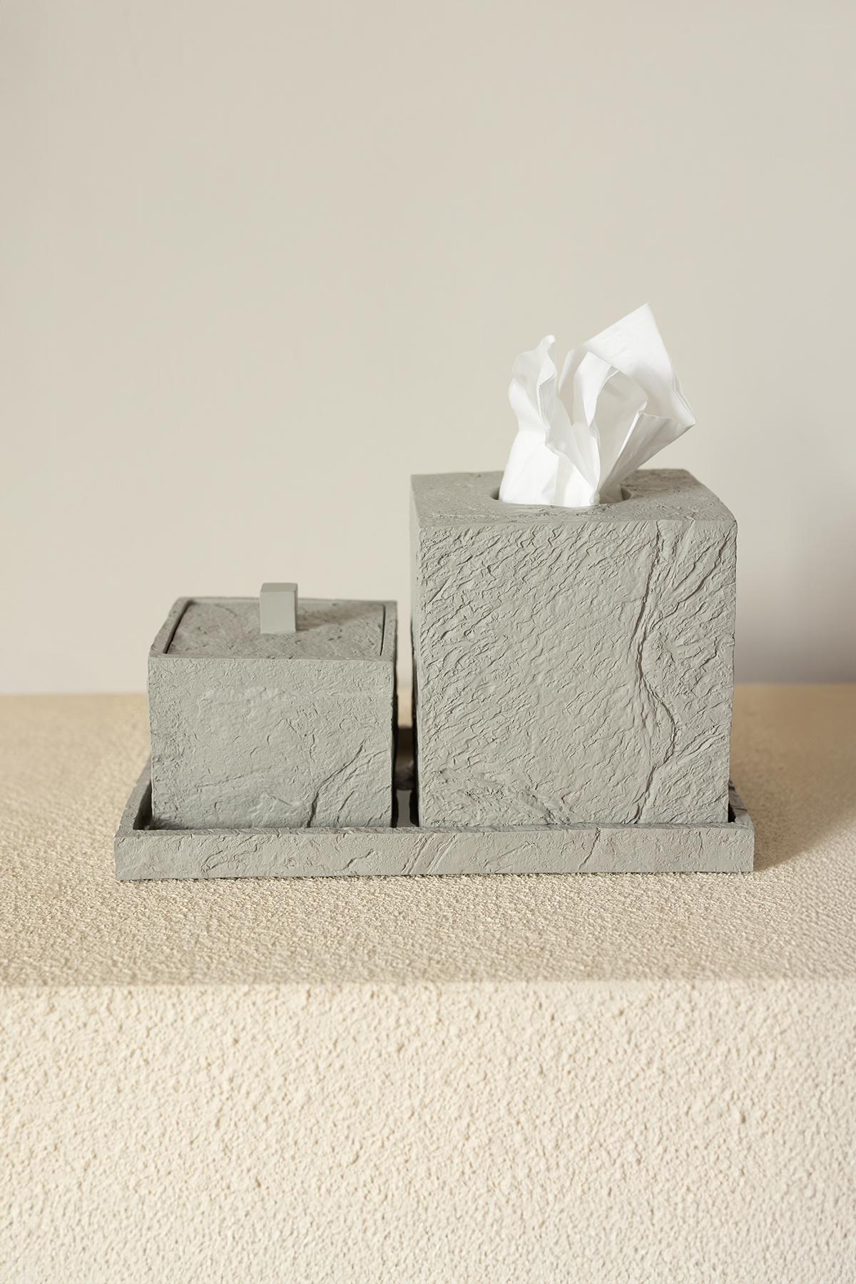 İrya-Terra 3 Piece Bathroom Set Gray 3