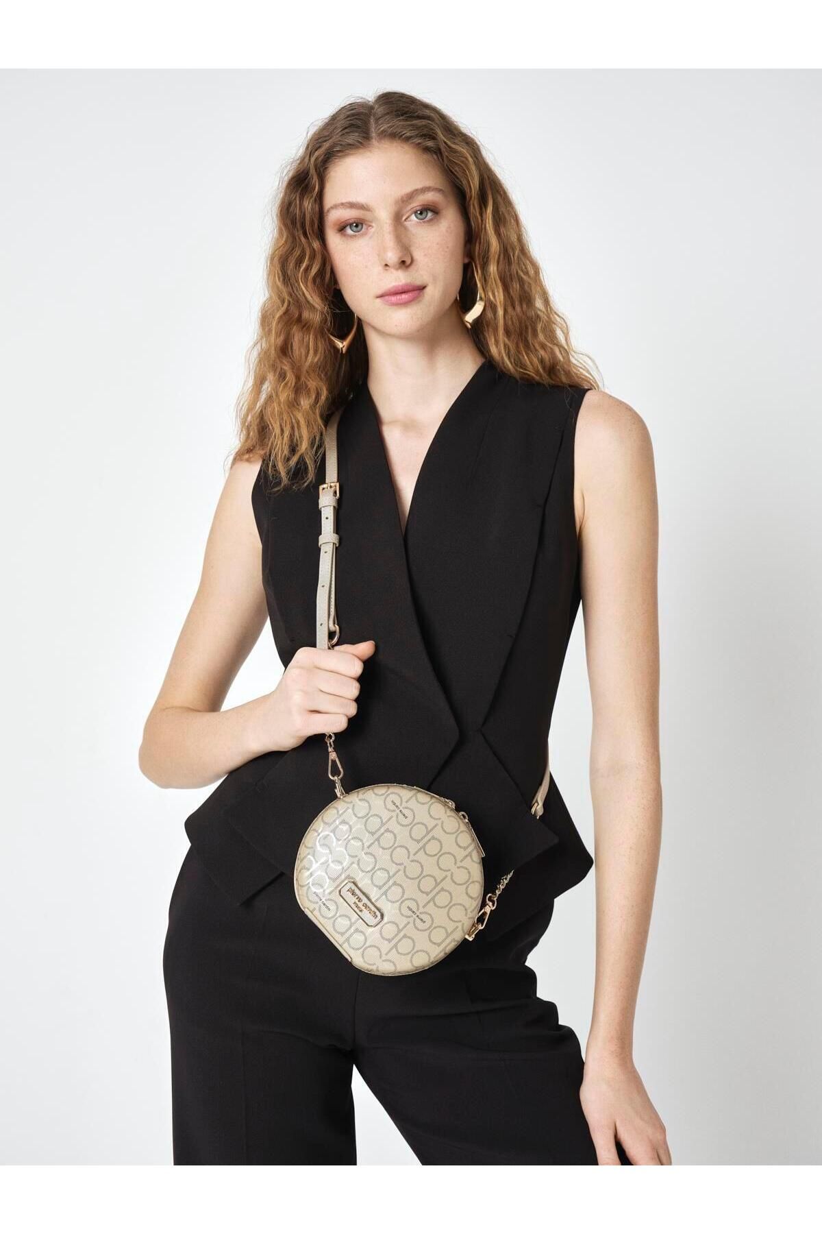 Pierre Cardin PİERRE CARDİN KADIN OMUZ ÇANTASI 25Y10407 ALTIN