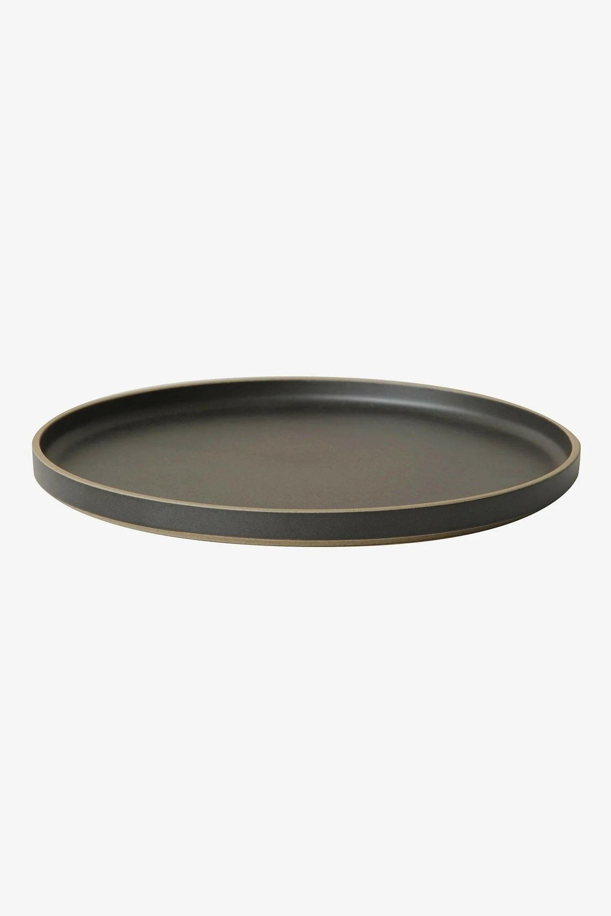 HASAMI PORCELAIN HPB006 Tabak ,Kapak Siyah 300x21mm , Modüler Japon Seramiği