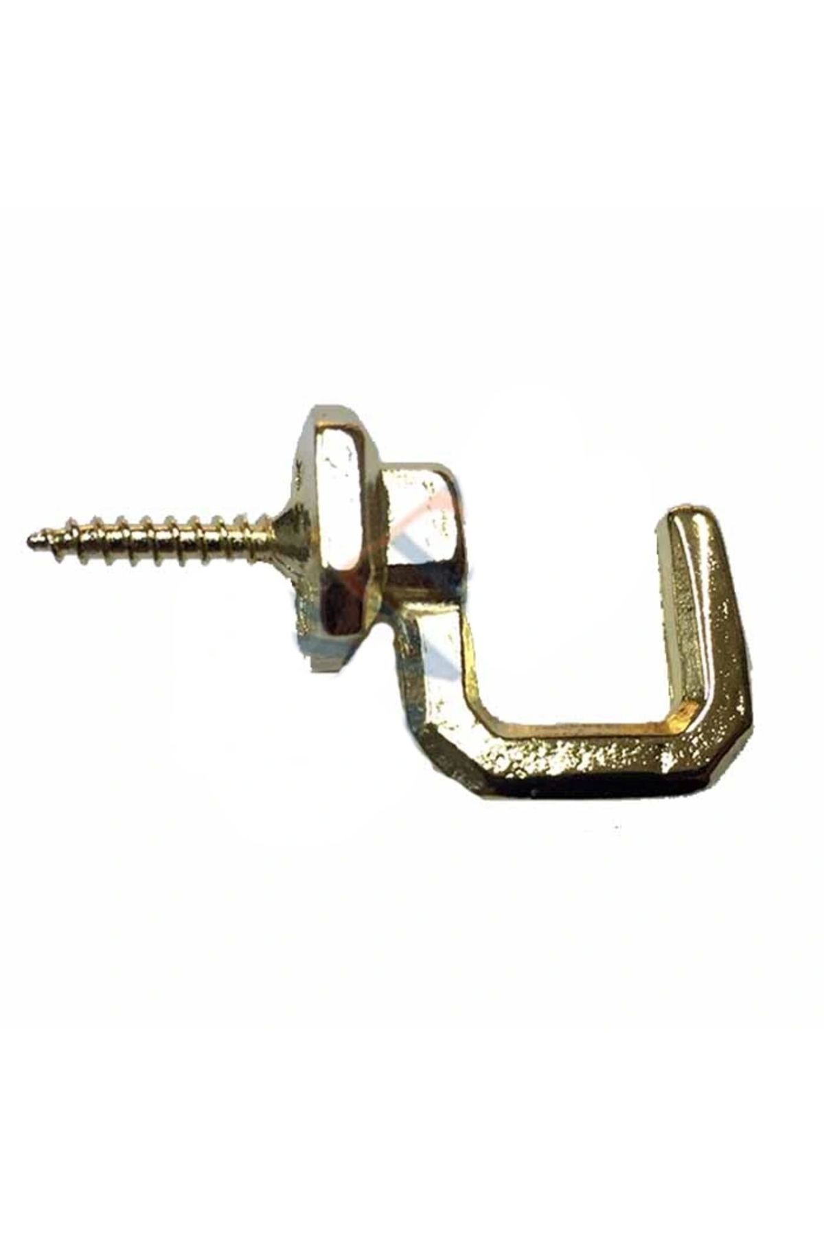 OurStyles Vidalı Kanca, Askı Büyük - 15x23mm, Sarı - 1 Adet