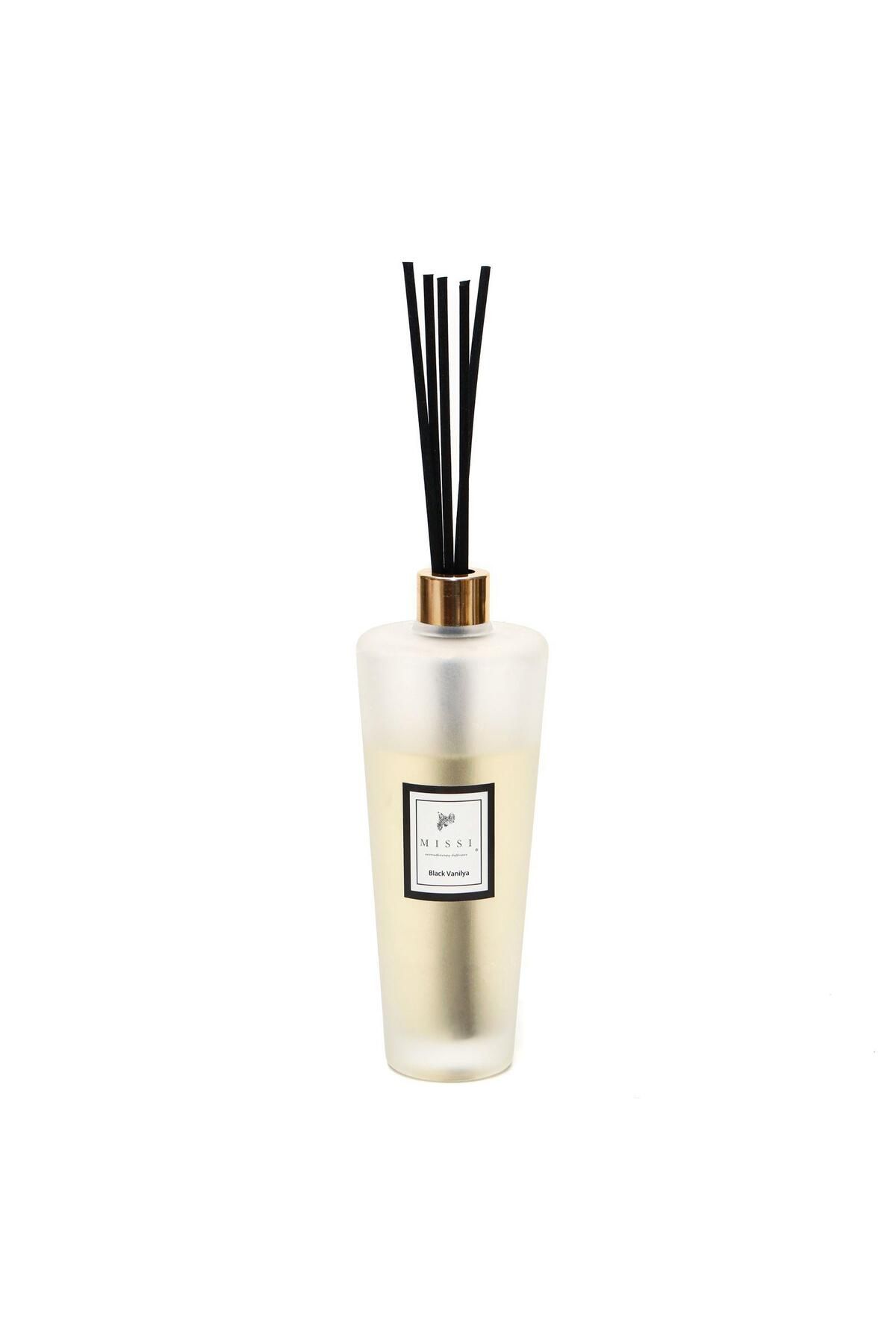 Missi 400 ml Buzlu Konik Cam Black Vanilya Oda Kokusu