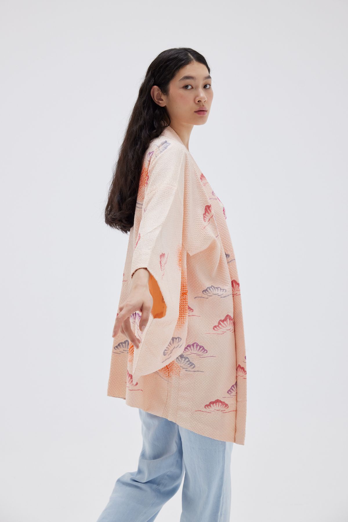 matsuri Sun Kissed Vintage Shibori Kimono Ceket
