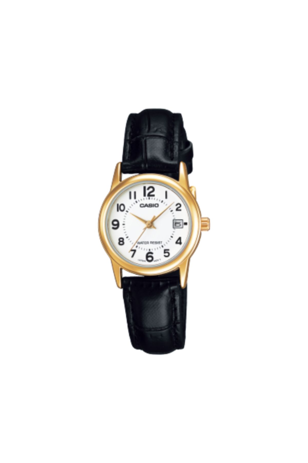 Casio-ساعة كاسيو النسائية التناظرية ذات الميناء الأبيض - LTP-V002GL-7B 1