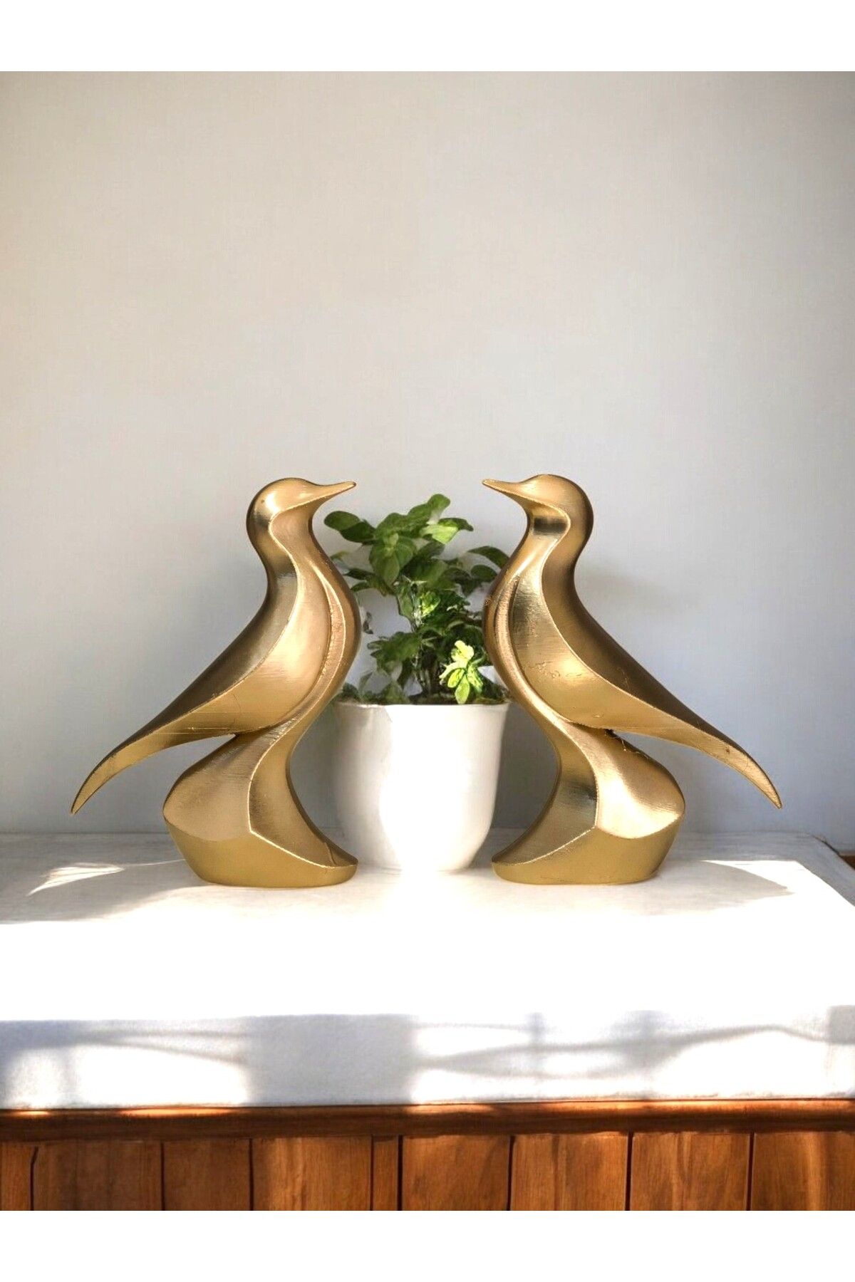 Eka Design İkili Kuş Biblo - Dekoratif Ikili Kuş Biblo (15CM)