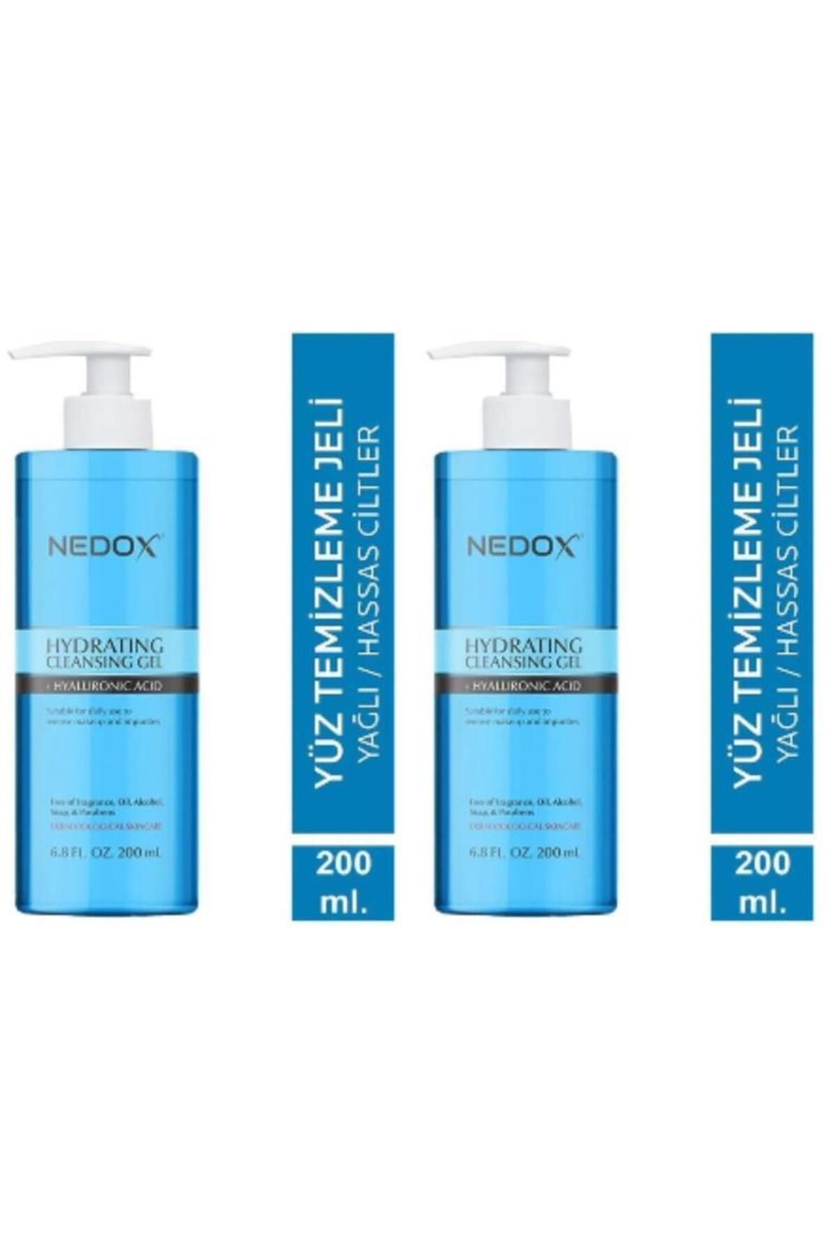 NEDOX 2 Adet Yağlı Ve Akneye Eğilim Gösteren Ciltler Için Yüz Temizleme Jeli 200 ml