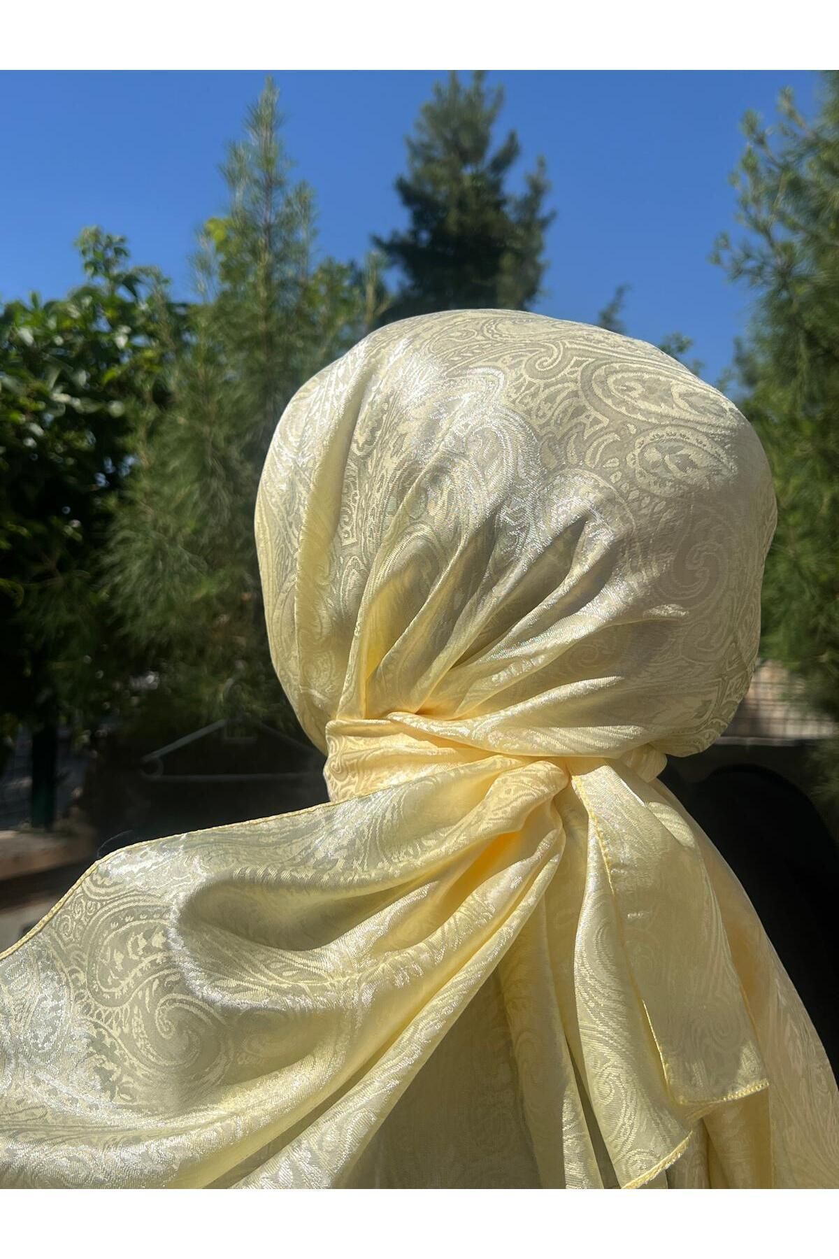 Organic Scarfs Madame Polo- İpeksi Jakarlı Şal