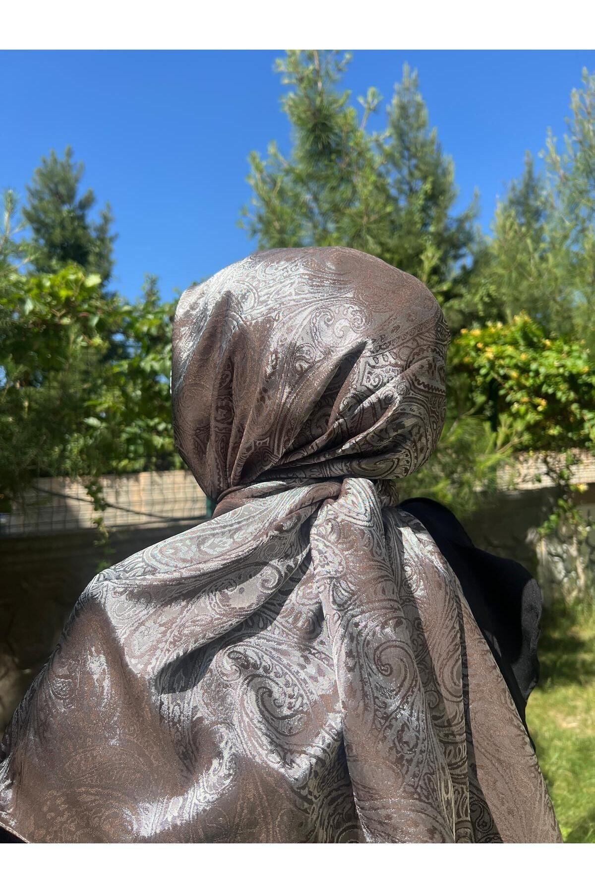 Organic Scarfs Madame Polo- İpeksi Jakarlı Şal