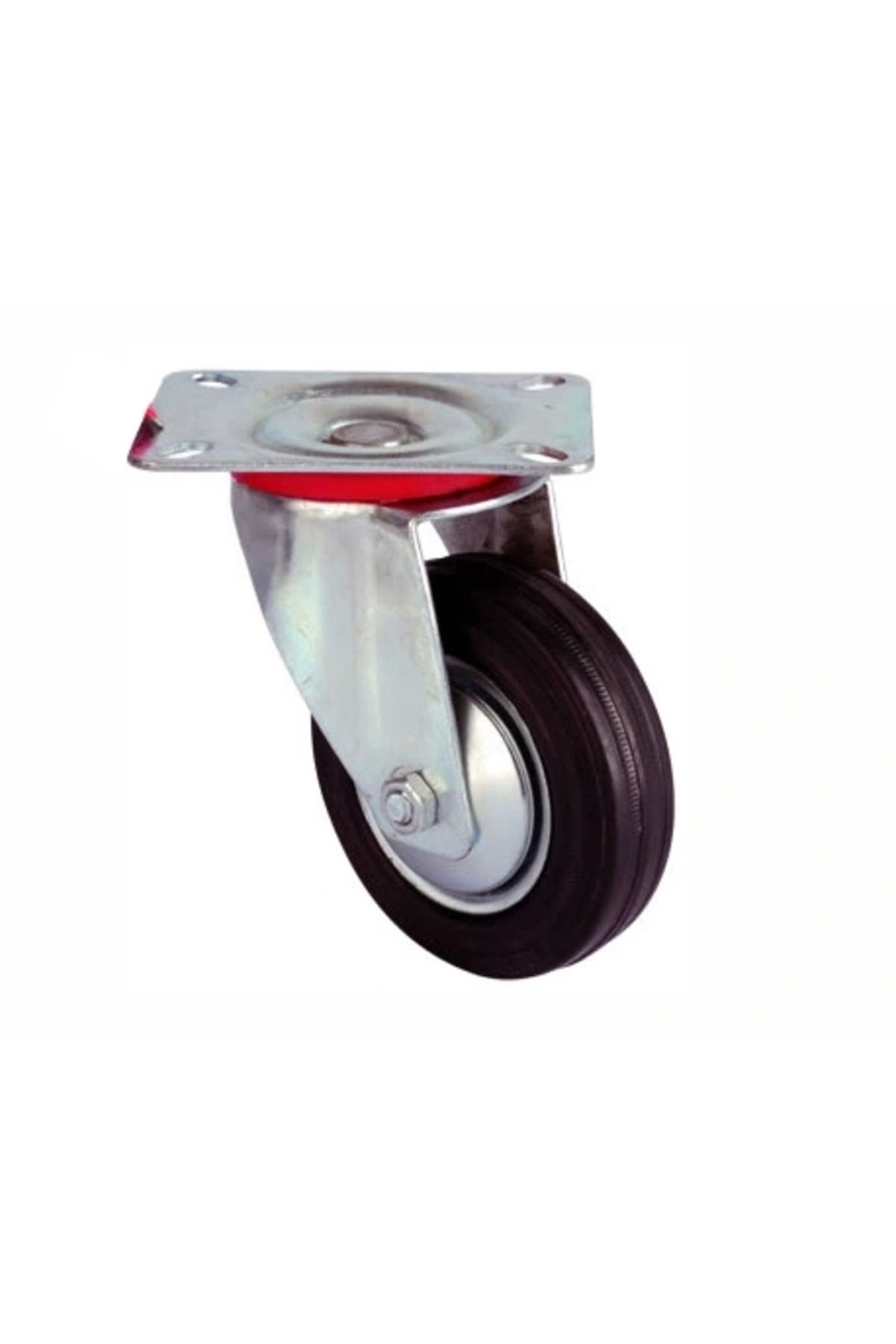 OurStyles Servis Tekeri - Tablalı Siyah Döner - Çap 150 Mm - Günlük Kullanım