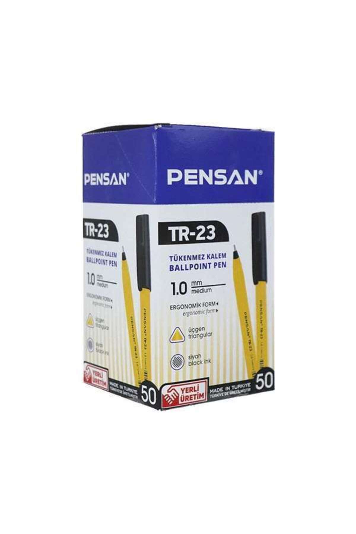 Pensan TR-23 Tükenmez Kalem Siyah 50'li