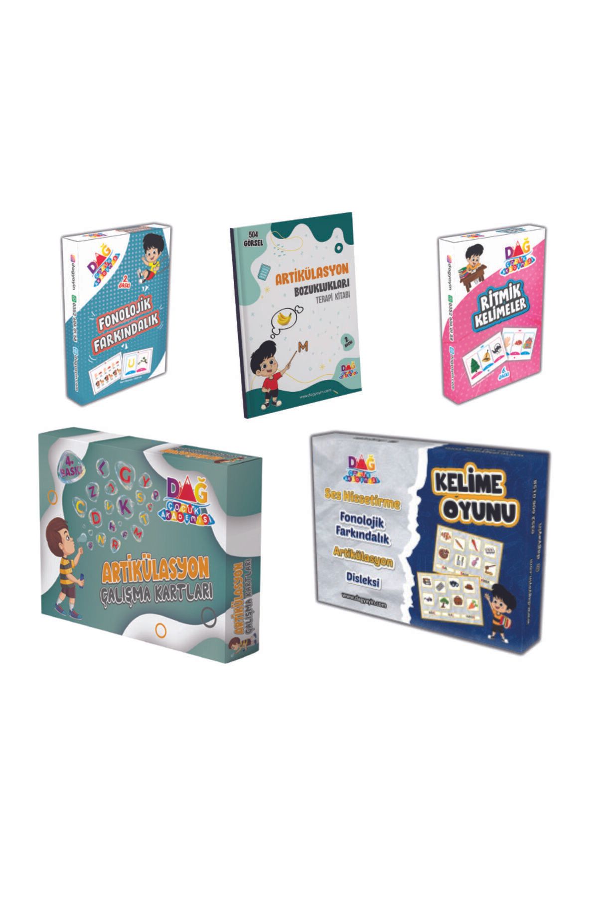 Dağ Yayıncılık DİL KONUŞMA (ARTİKÜLASYON - FONOLOJİK) 5'Lİ SET