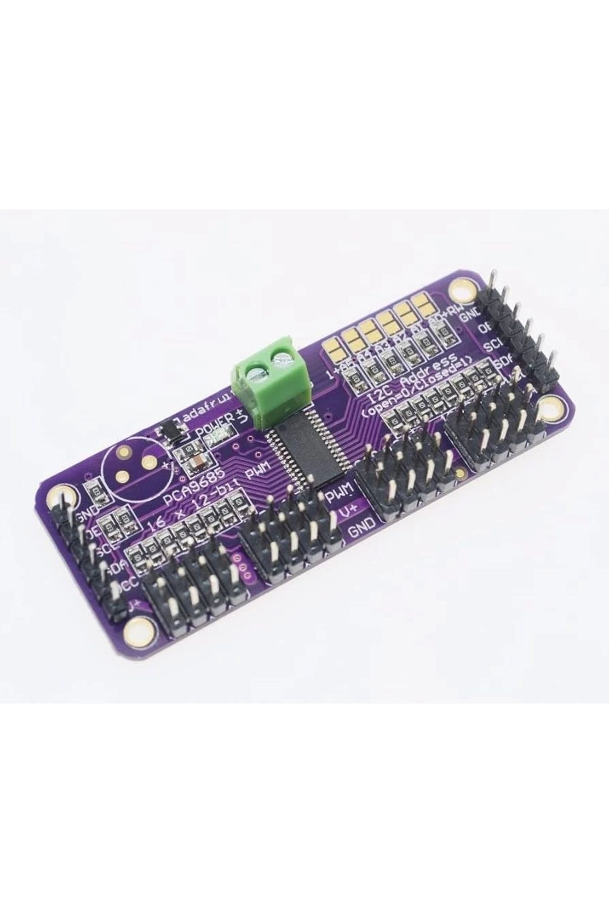TIEE PCA9685 16 Kanal 12bit Pwm - Servo Sürücü