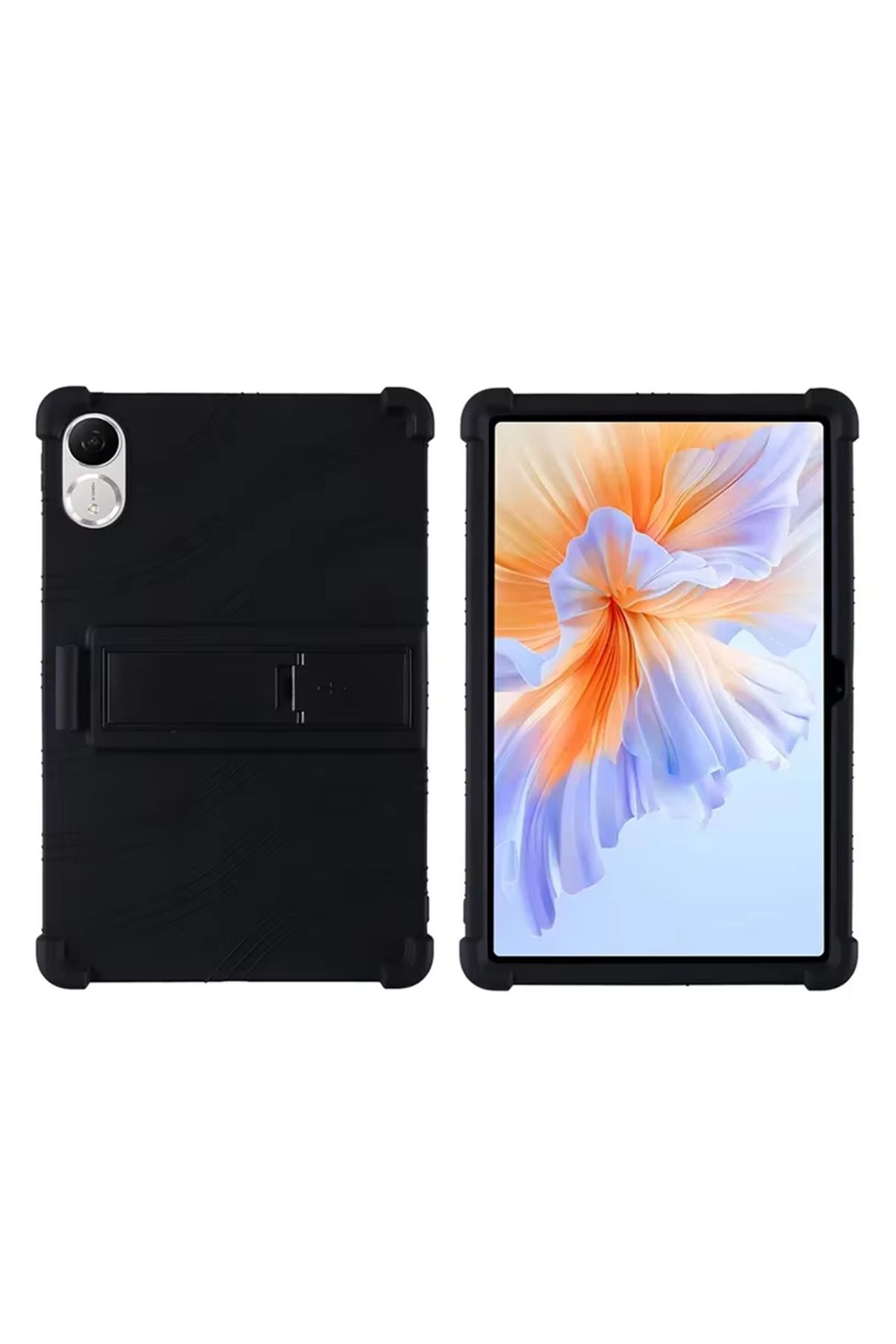 Microcase Honor Pad V9 11.5 inch Tablet için Standlı Silikon Kılıf - AL3309 Siyah
