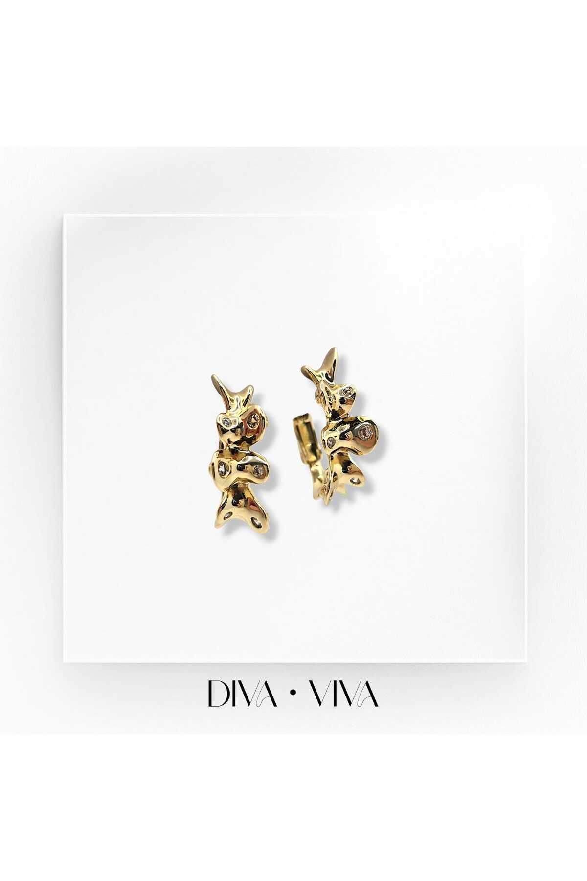 DivaViva Diva Viva - Monsta Kadın Küpe