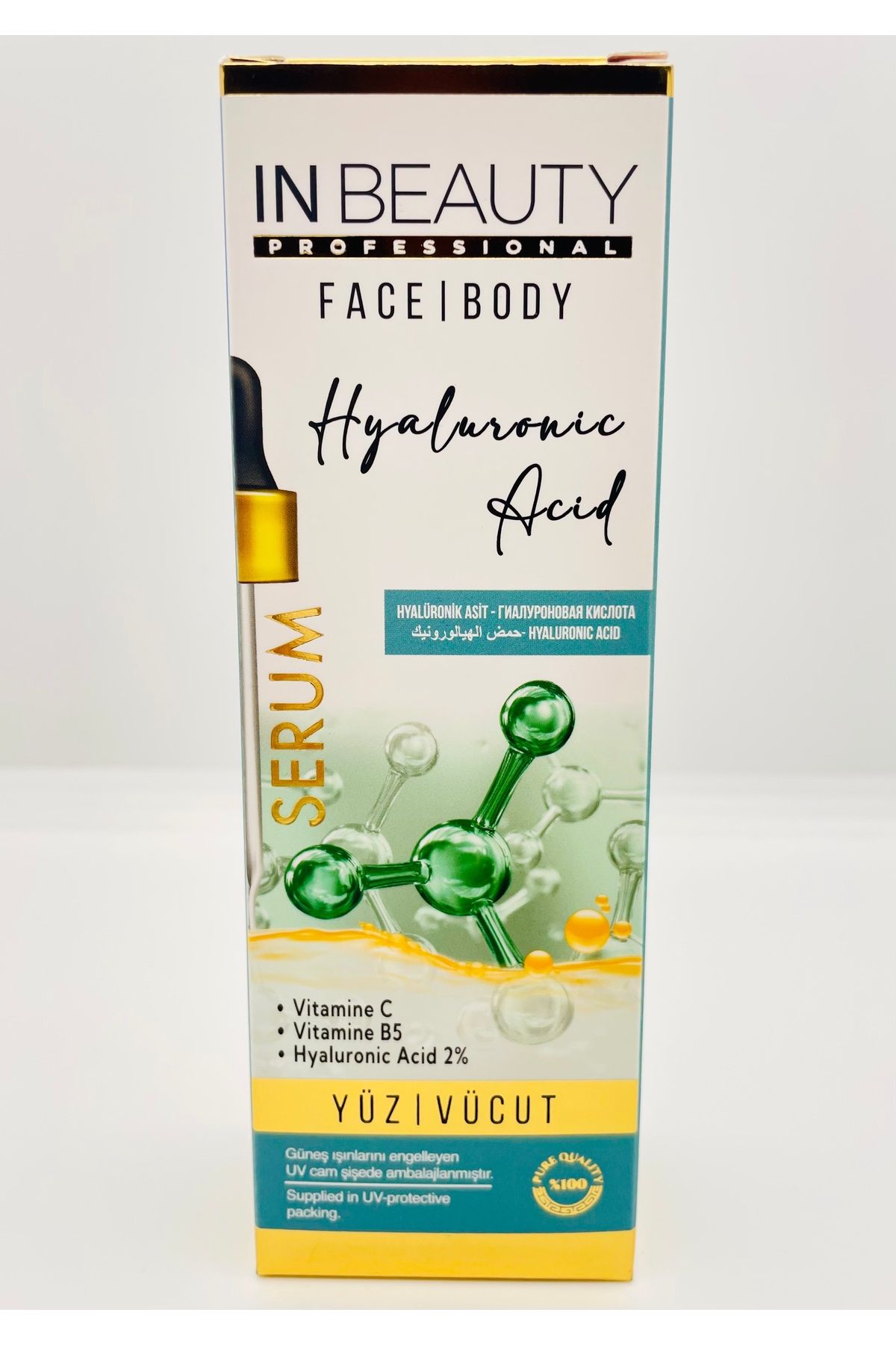 INBUTY Hyalüronik Asit Yüz Vücut Bakımı 100 ml