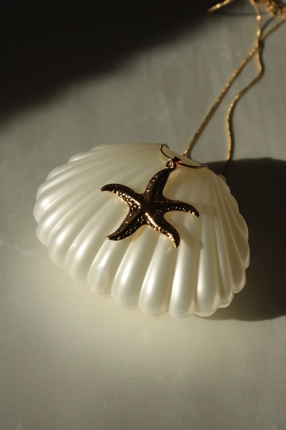 Harlofia Jewelry Çelik Büyük Boy Deniz Yıldızı Kolye