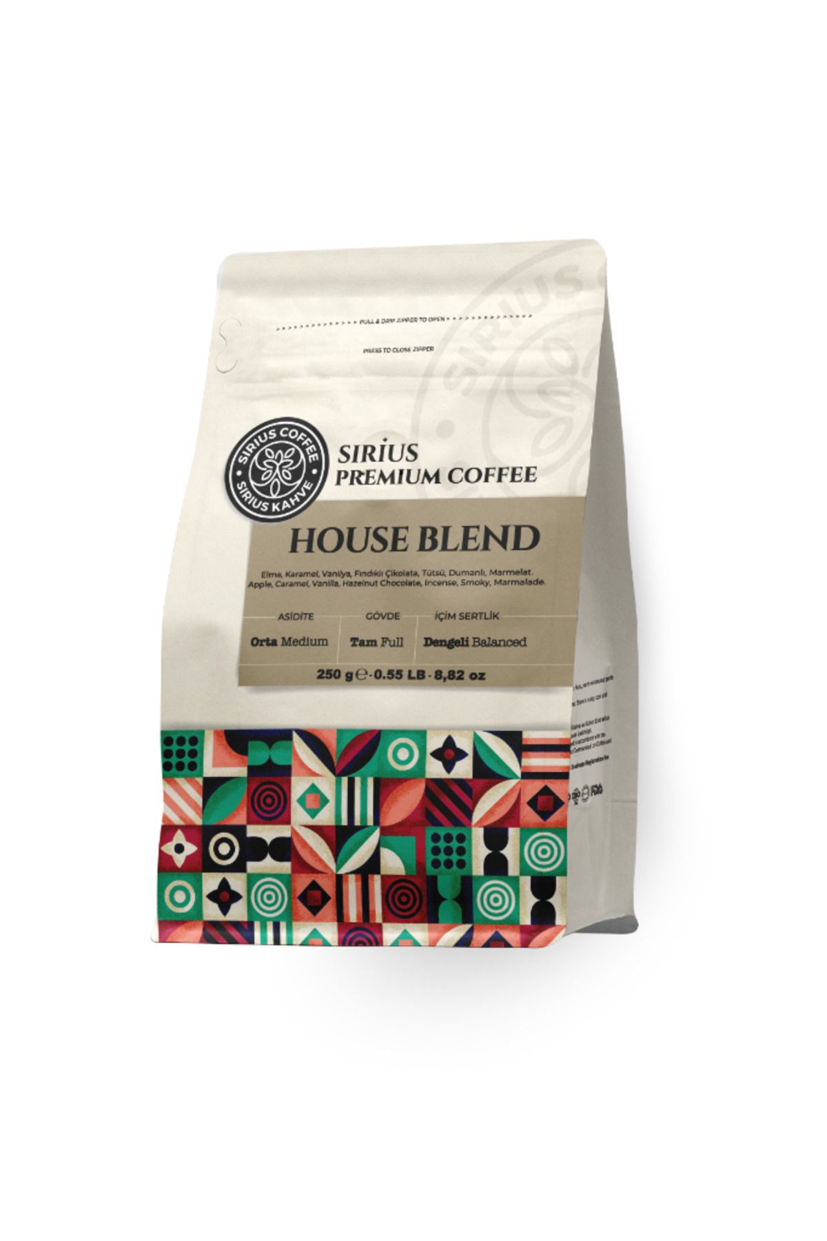 Nish Coffee Sirius Premium Filtre Kahve House Blend 250 Gr