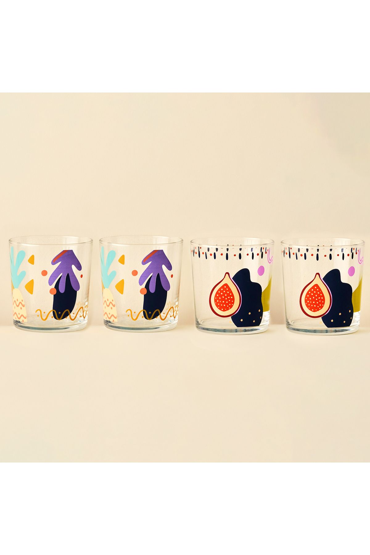 Bella Maison Fruit Meşrubat Bardağı 4'lü (380 cc)