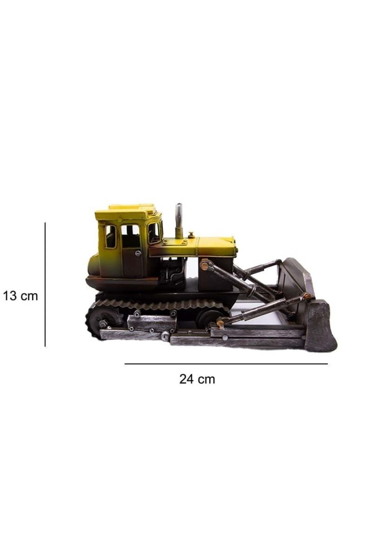 Otantik Çarşı Dekoratif Metal Buldozer C1588