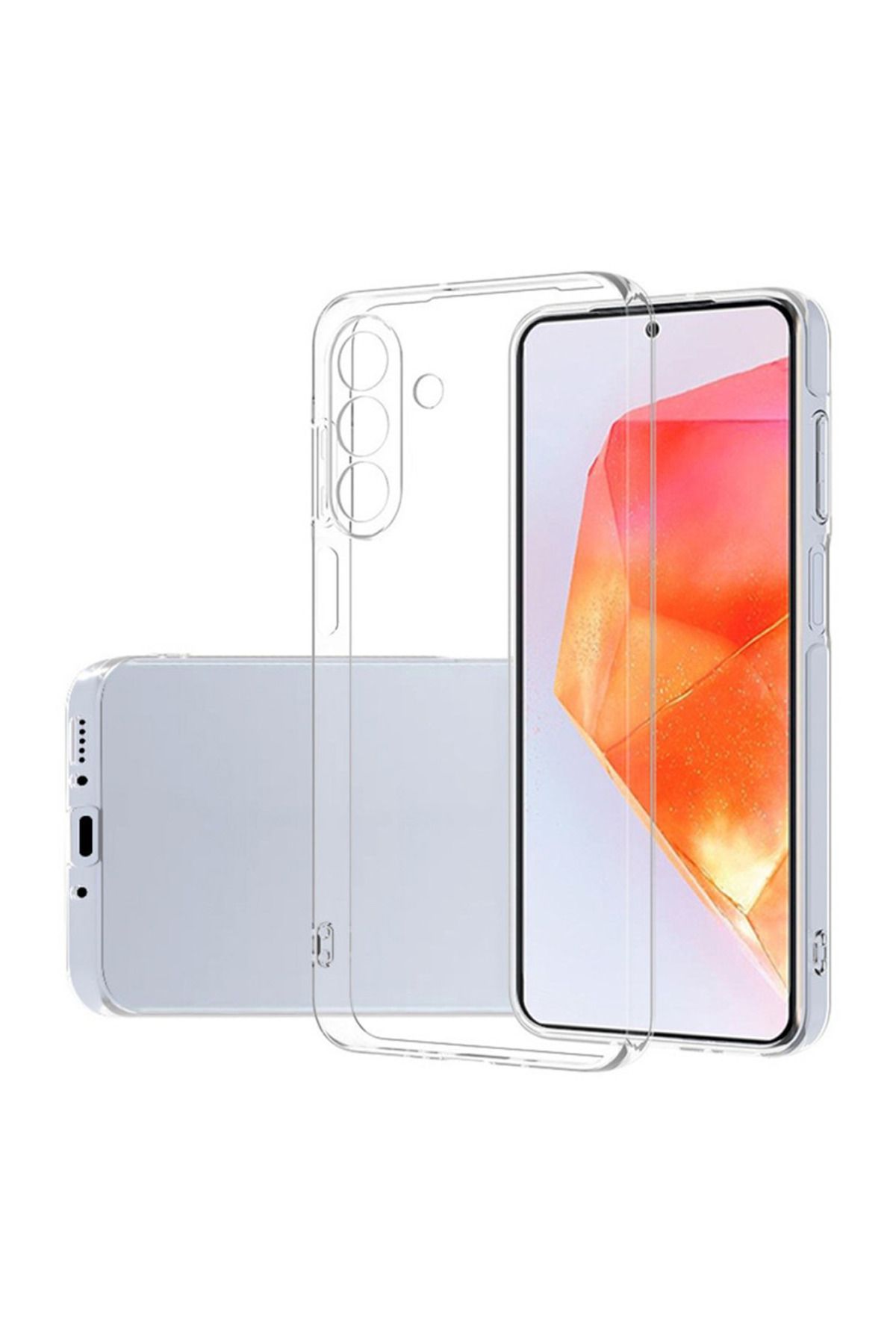Microcase Samsung Galaxy A36 5G ile Uyumlu Slim Serisi Soft TPU Silikon Kılıf - Şeffaf AL3324