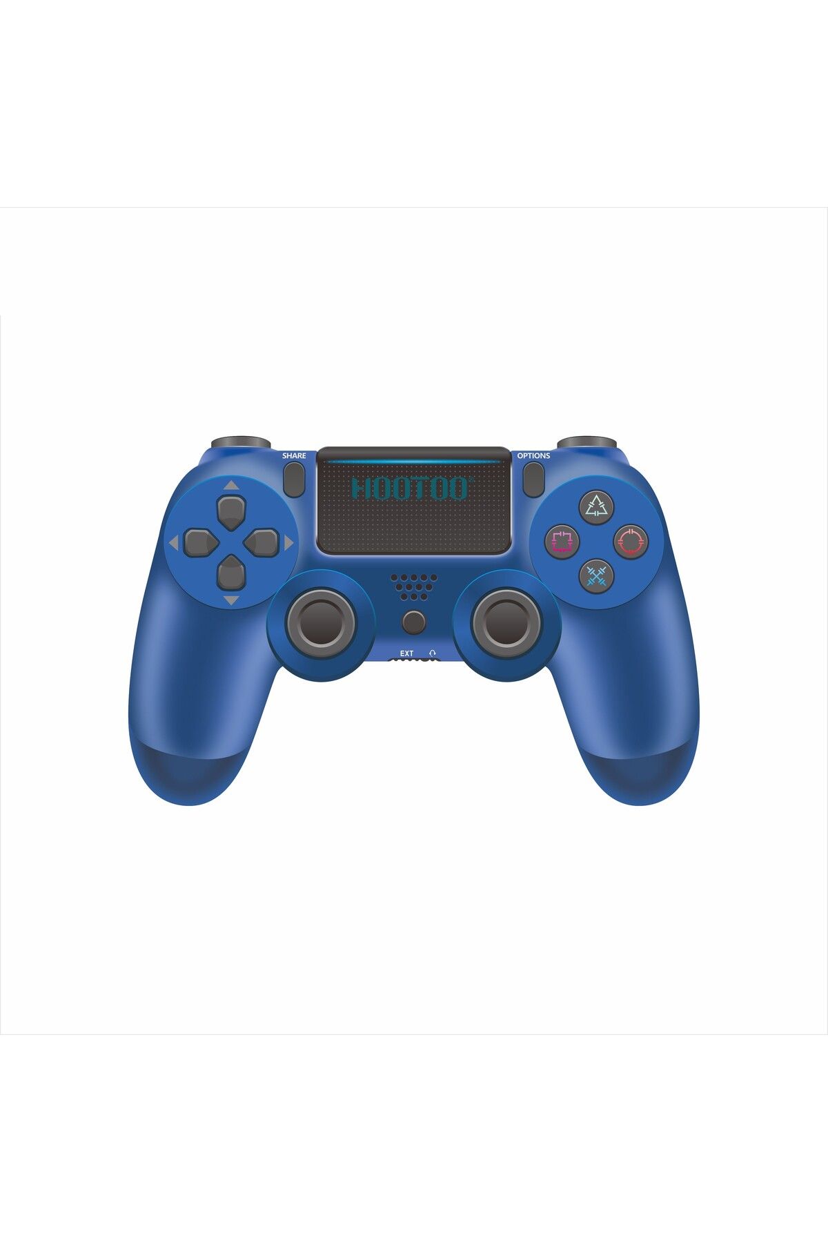 MOOGMAX-HOTO PlayStation 4 Wireless Controller with Built-in Battery, Microphone, and Headphone Jack, Compatible with Phones via Bluetooth 1