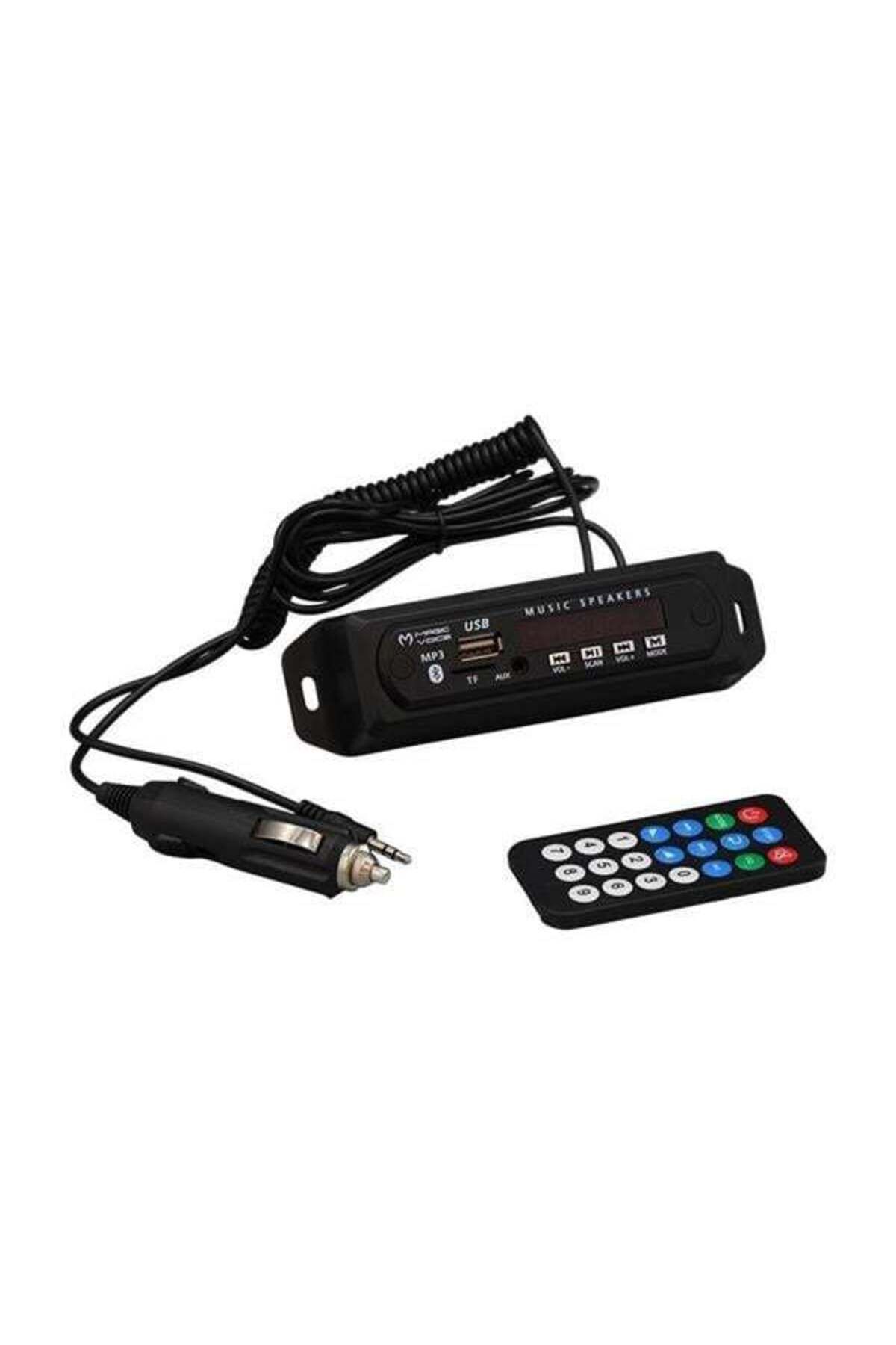 Modafiks Magicvoice USB-400 Bluetooth-Aux-Usb-SD-Mmc Kumandalı Oto Teyp Çevirici Dijital Player